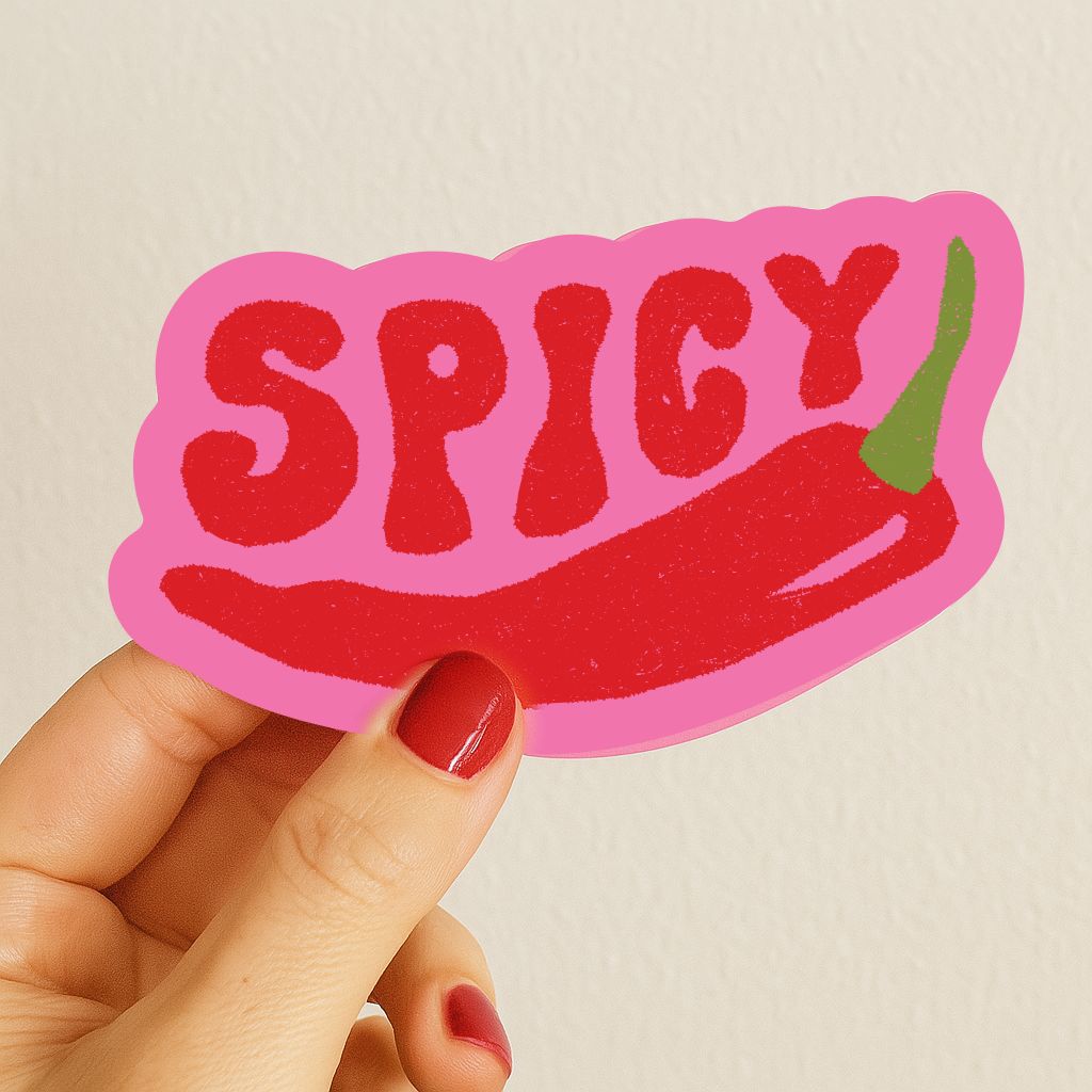Spicy Pink Sticker
