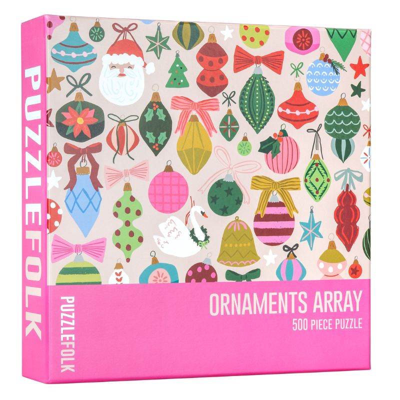 Christmas Ornaments Array | 500 Piece Puzzle