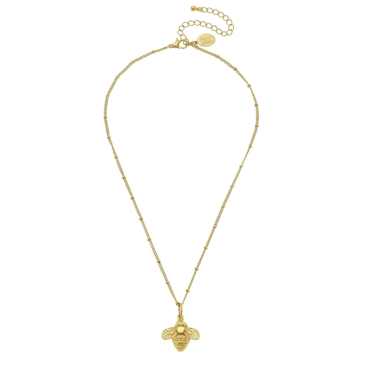 Dainty Honey Bee Necklace | Susan Shaw