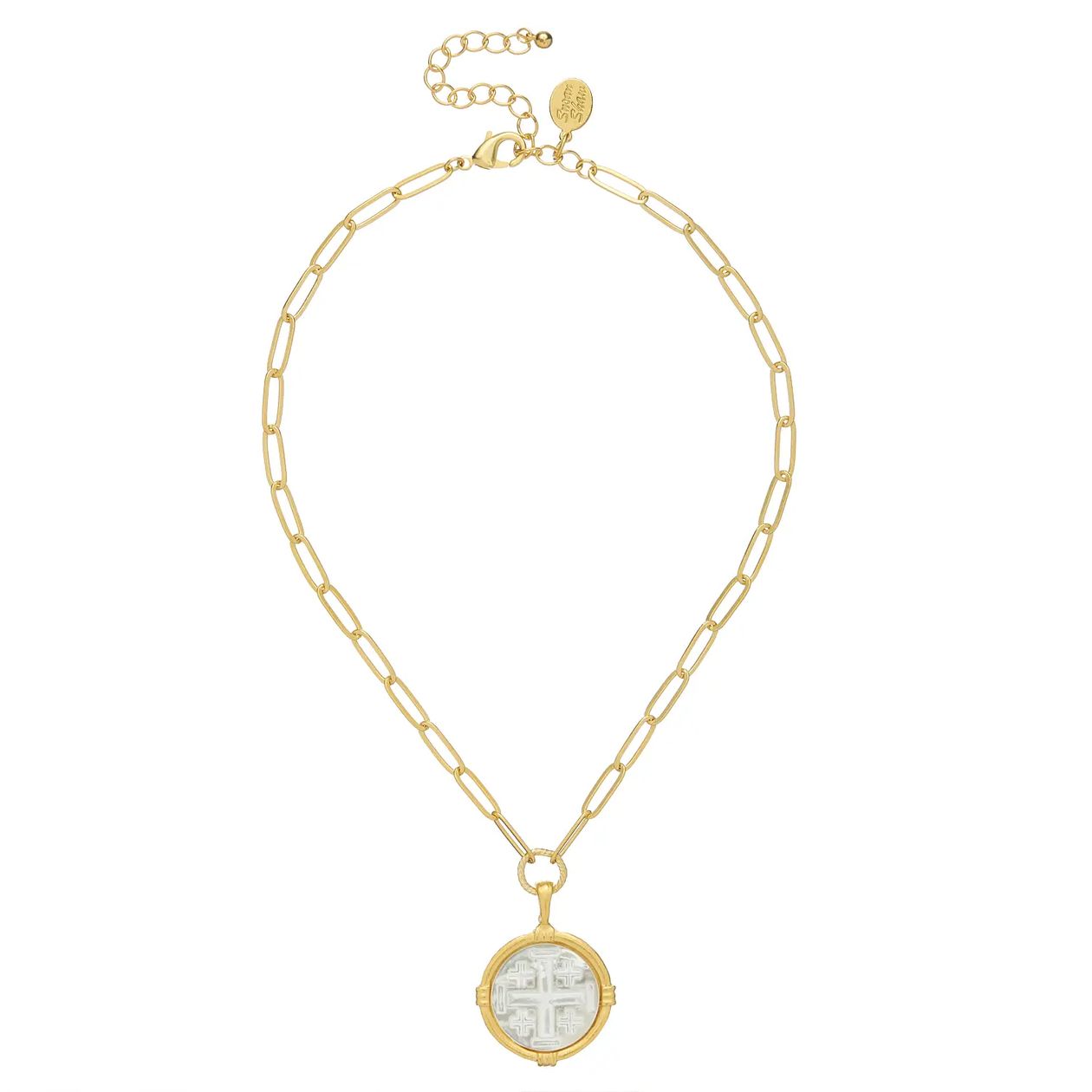Ida Cross Paperclip Necklace | Susan Shaw