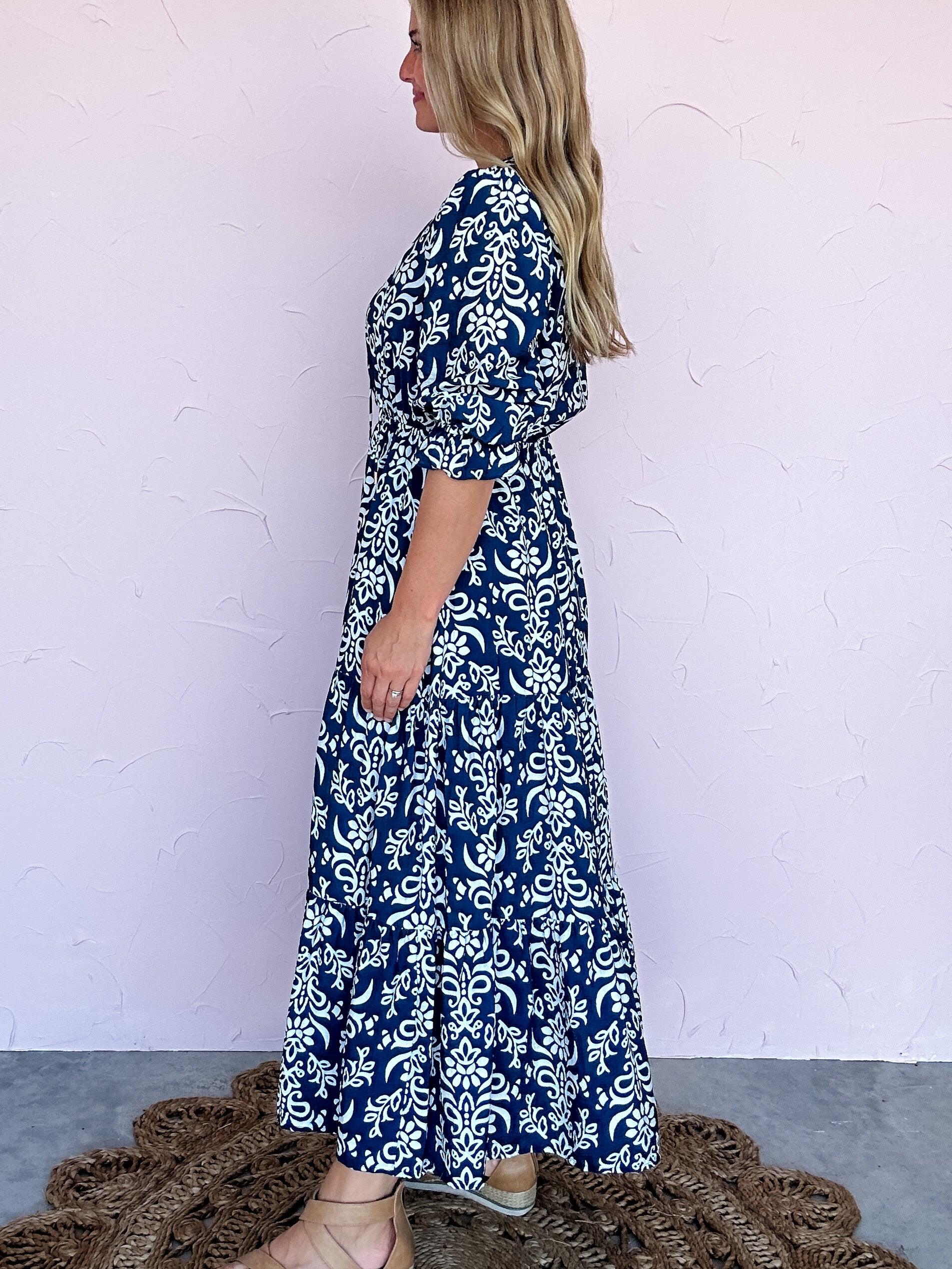 Crisp Air Maxi Dress