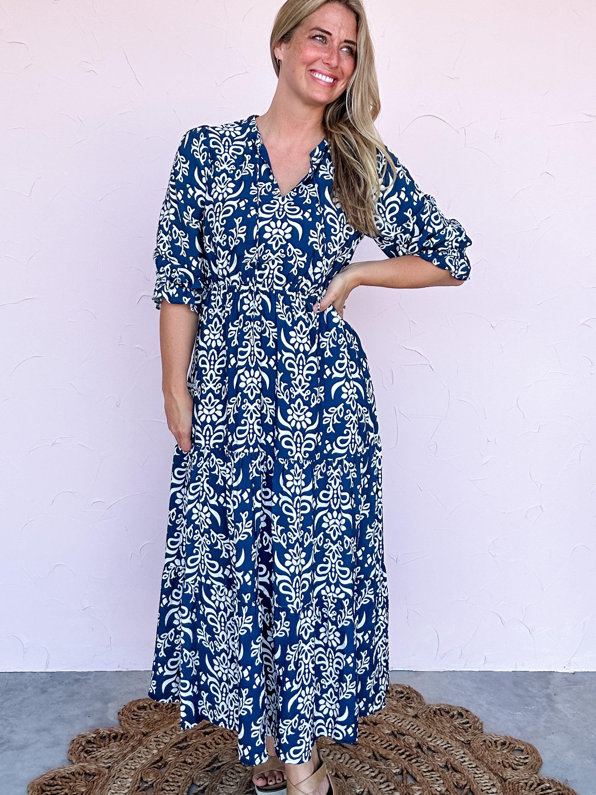 Crisp Air Maxi Dress