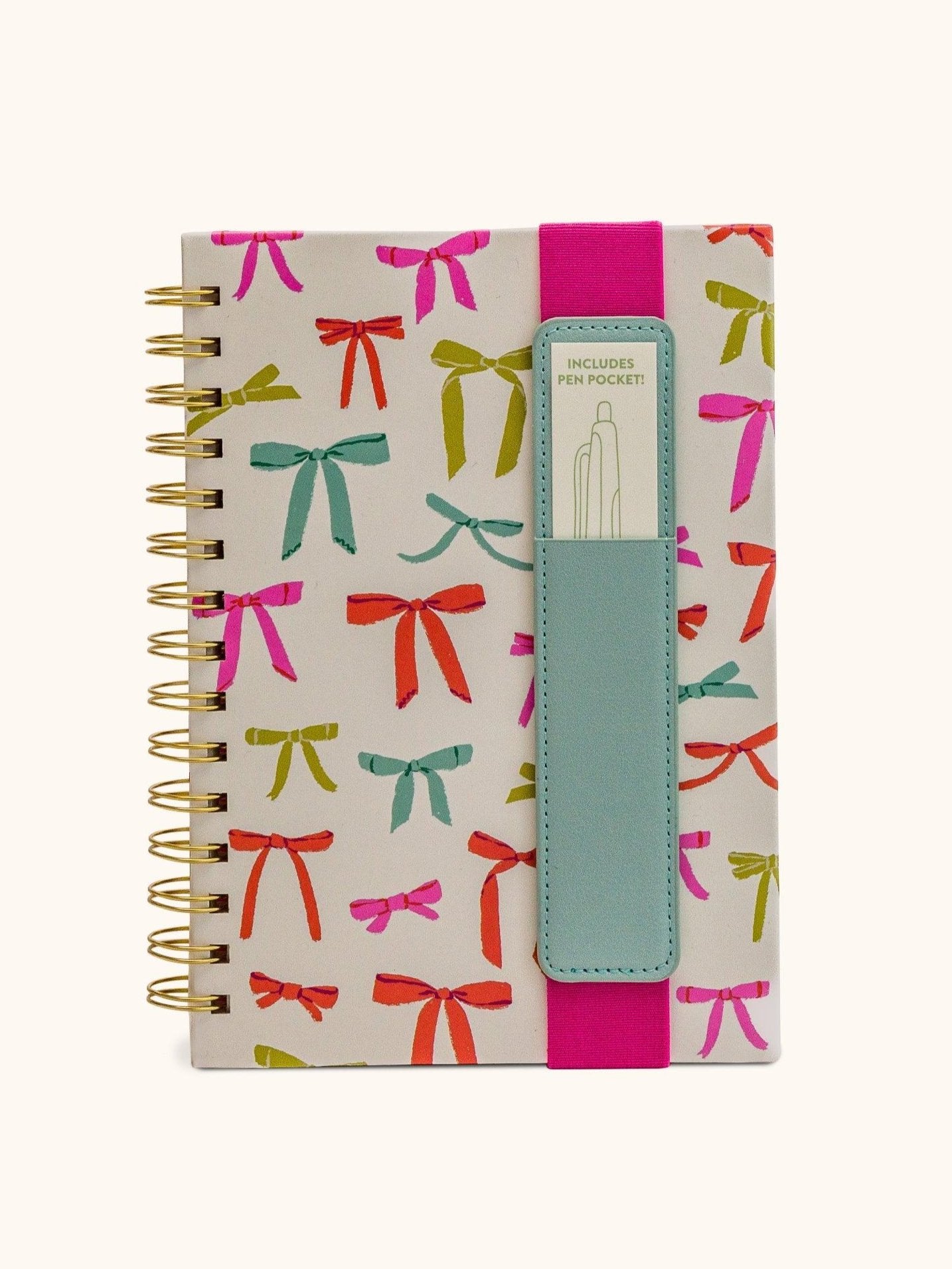 Put A Bow On It Notebook With Pen Holder