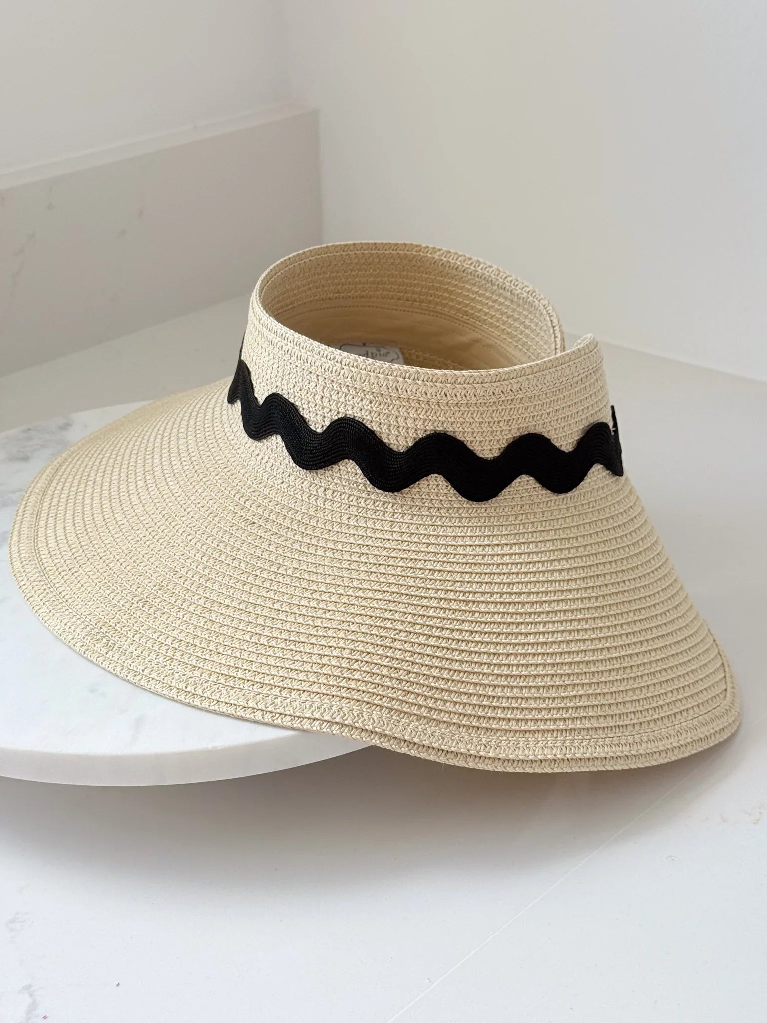 Seaside Ric Rac Visor - Tan