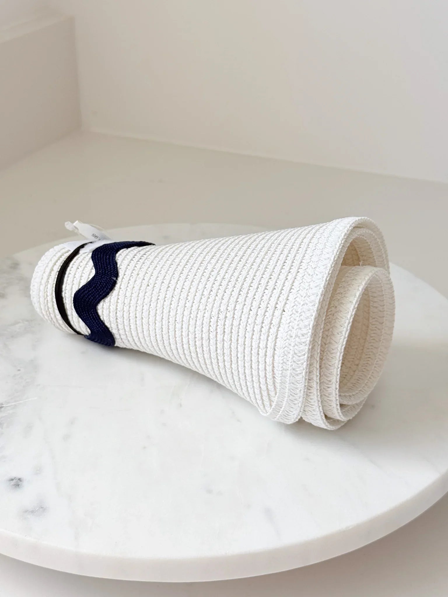 Seaside Ric Rac Visor - White