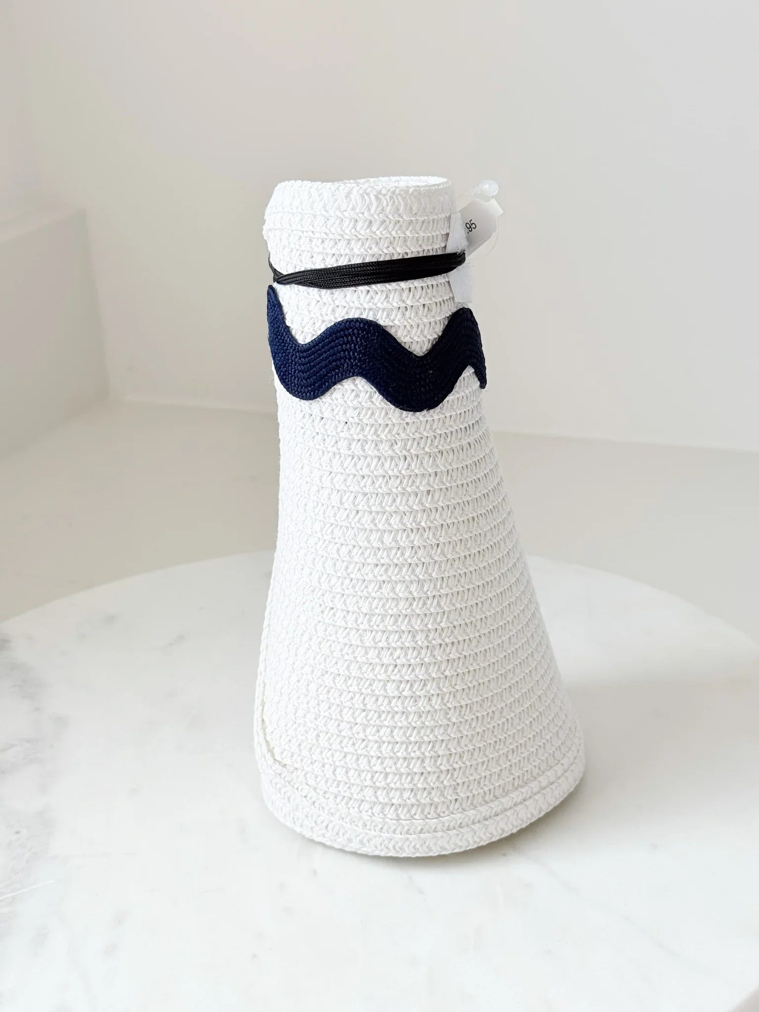 Seaside Ric Rac Visor - White