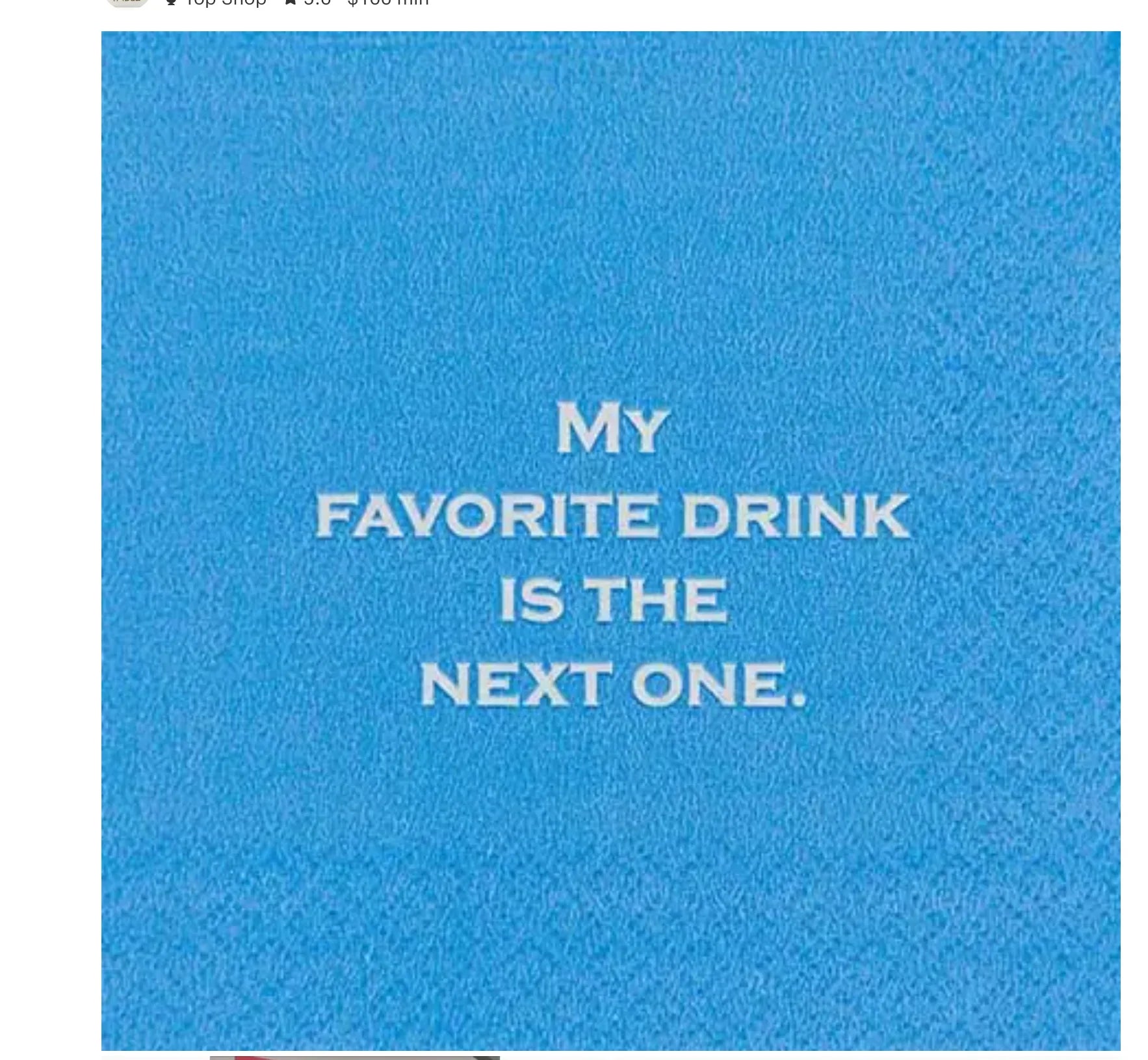 Keep It Lively Cocktail Napkins