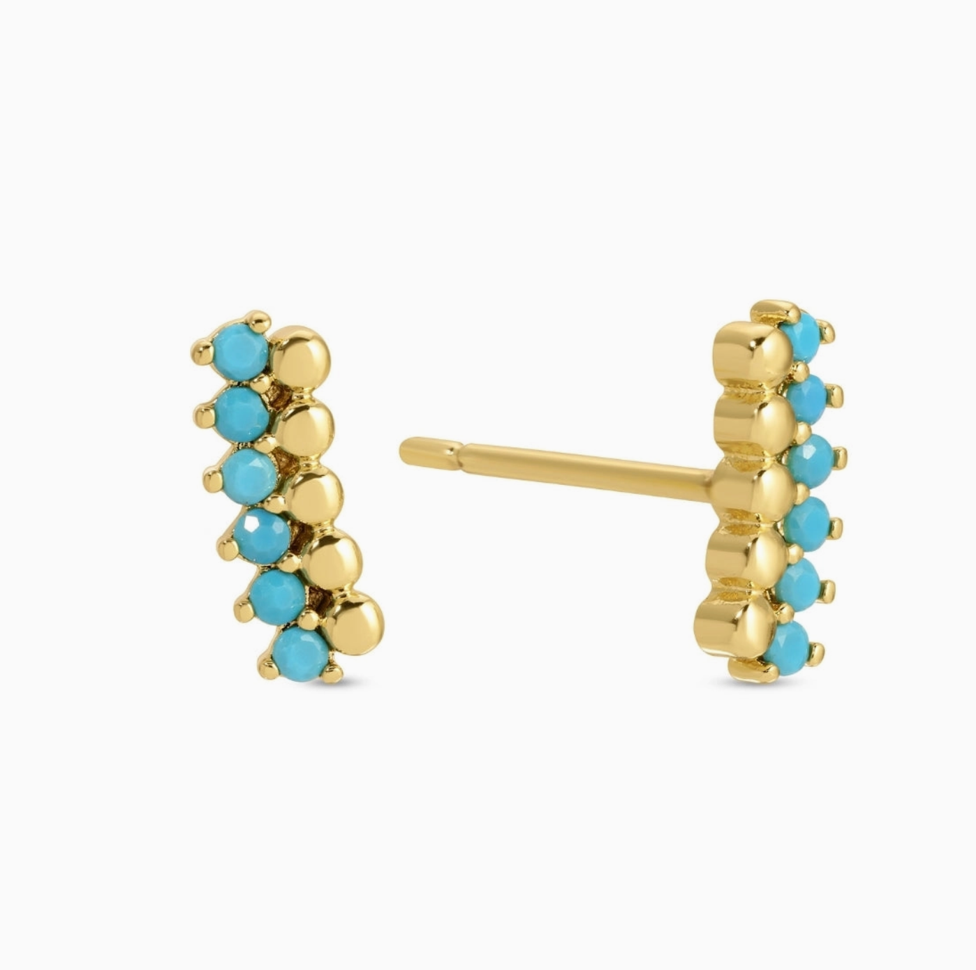 Skyline Studs | 18K Plated