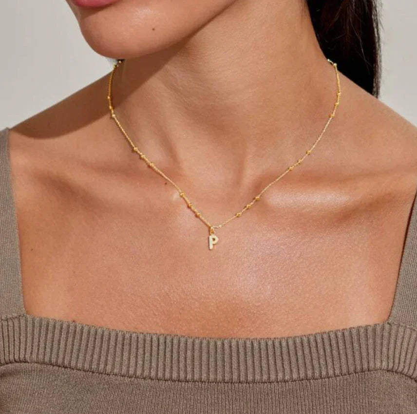 Alphabet Initial Necklace
