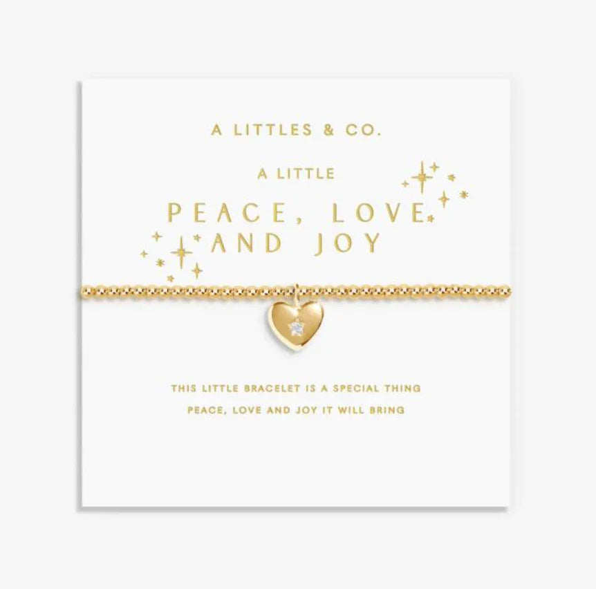 A Little Peace, Love, Joy Bracelet