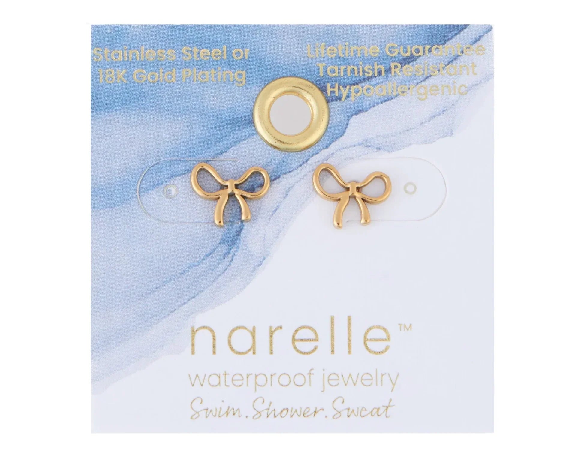 Sweet Bow Earrings | 18K Plated