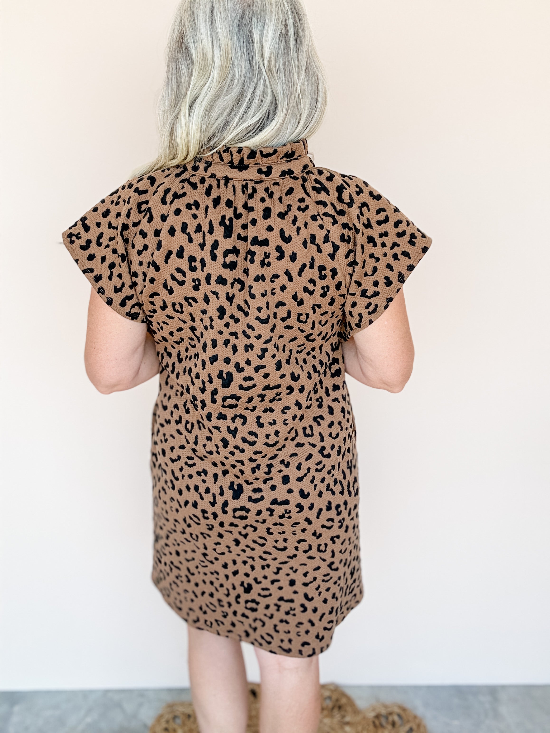 Monique Leopard Print Dress