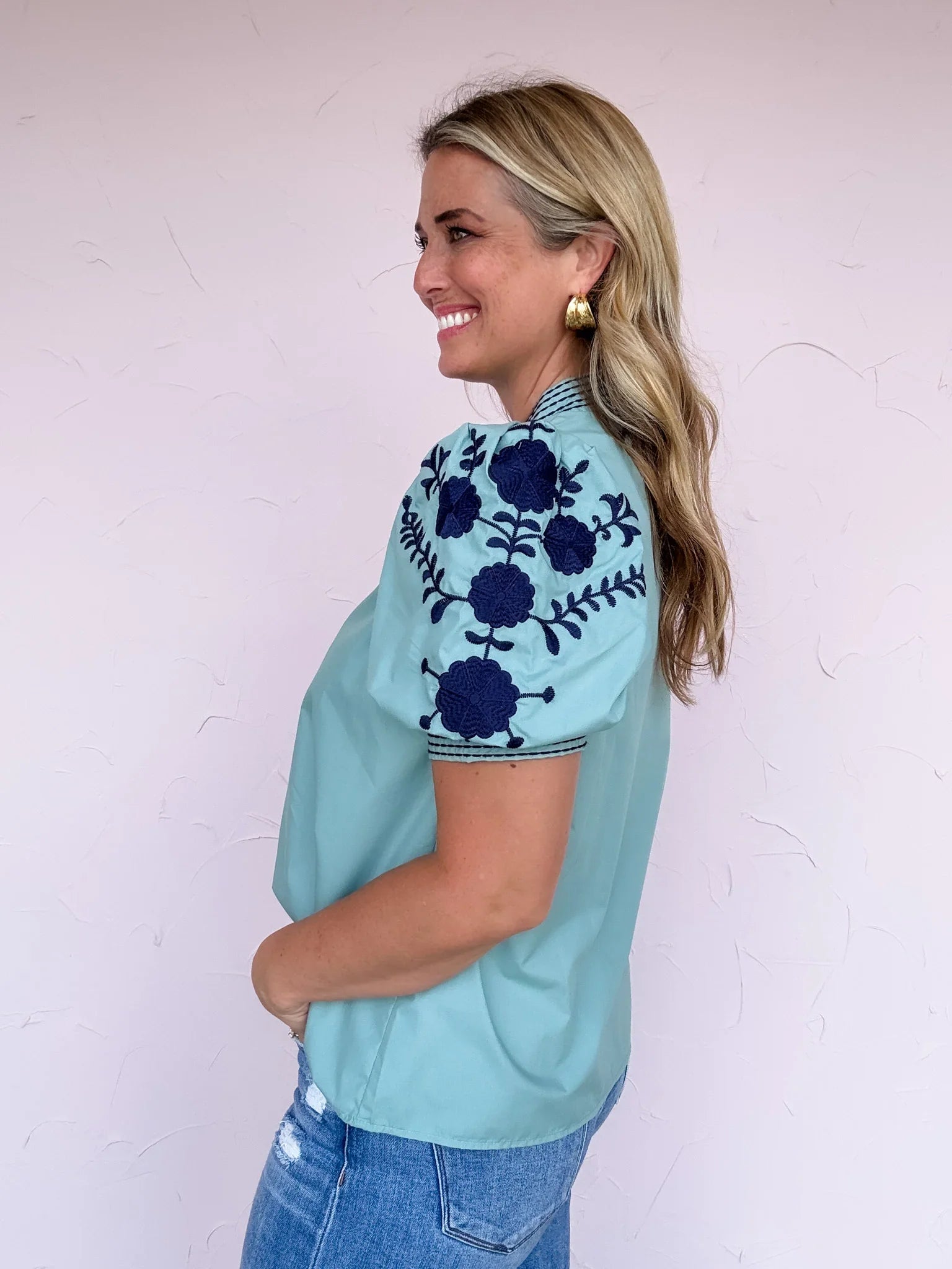 Santorini Breeze Top - FINAL SALE