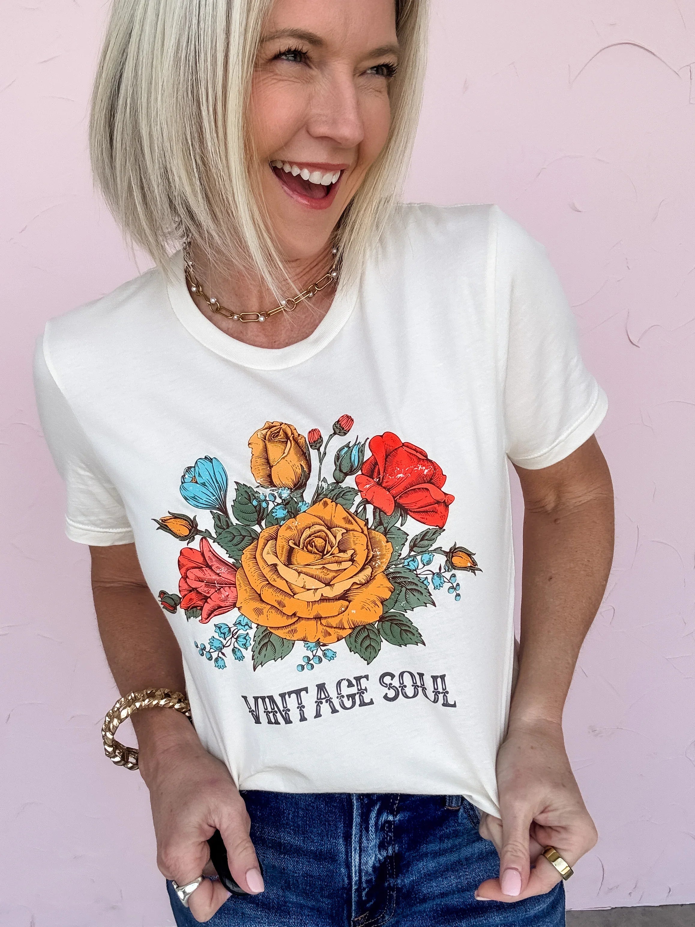Vintage Soul Floral Tee