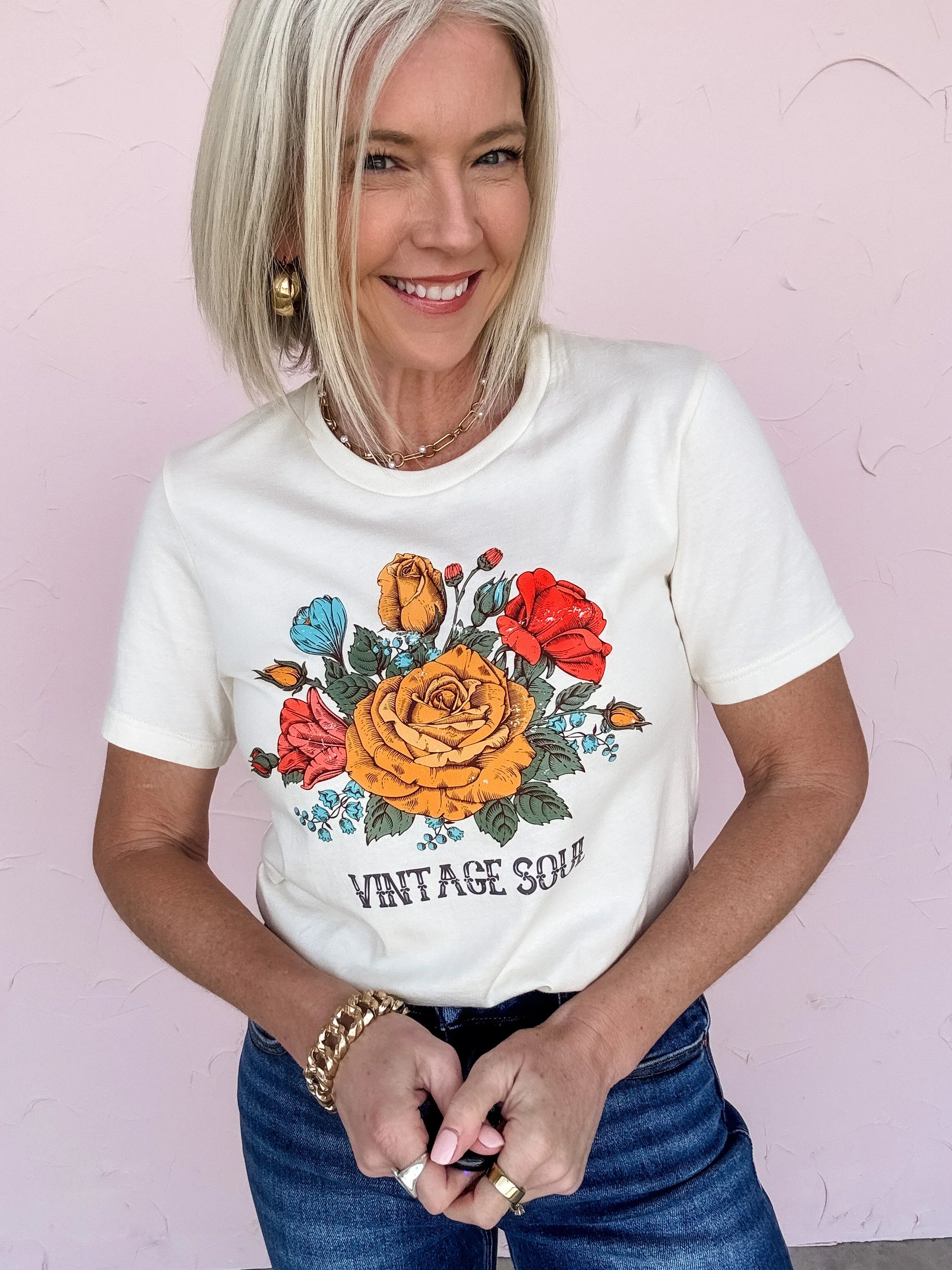 Vintage Soul Floral Tee
