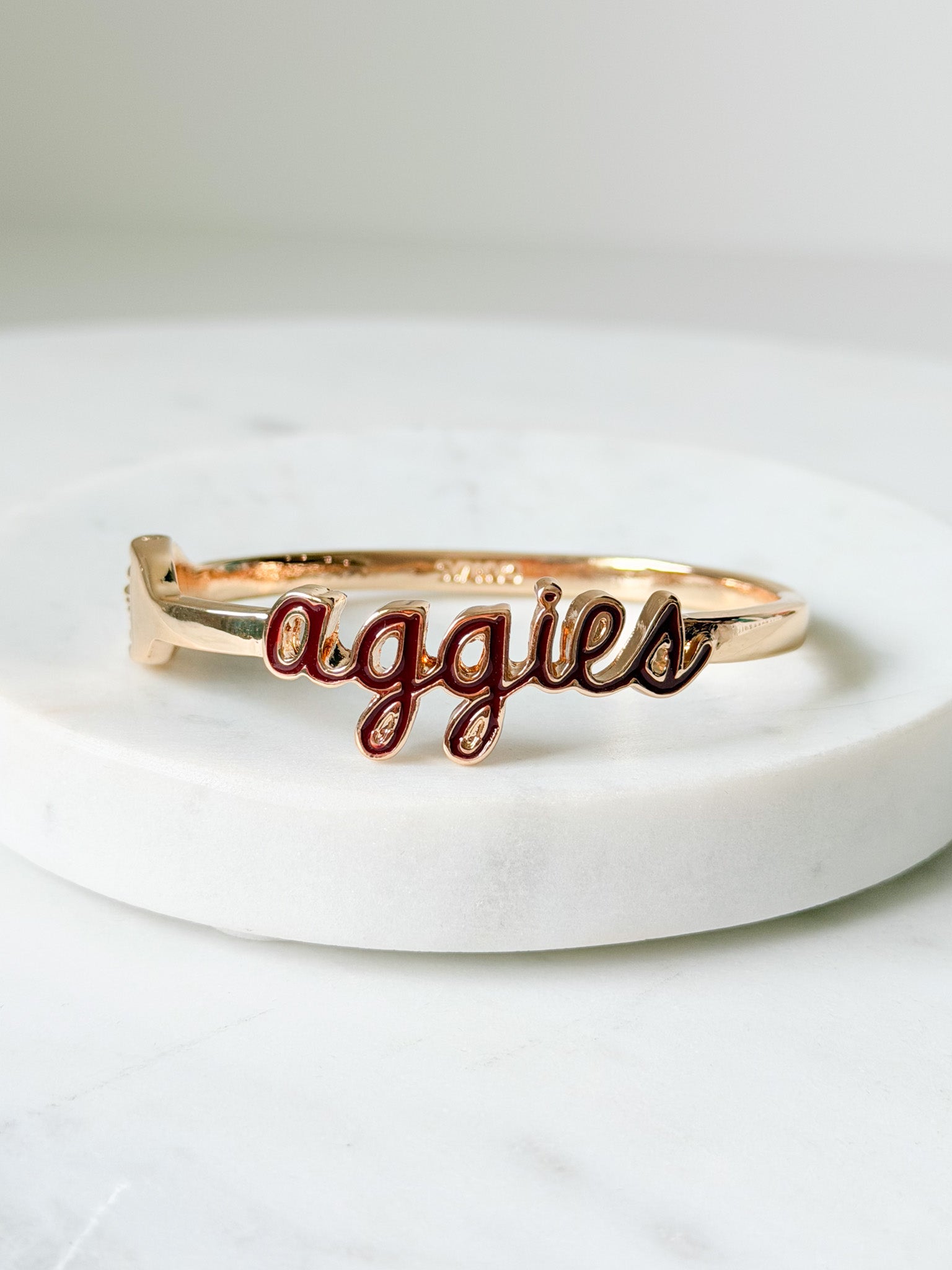 Aggies Script Cuff