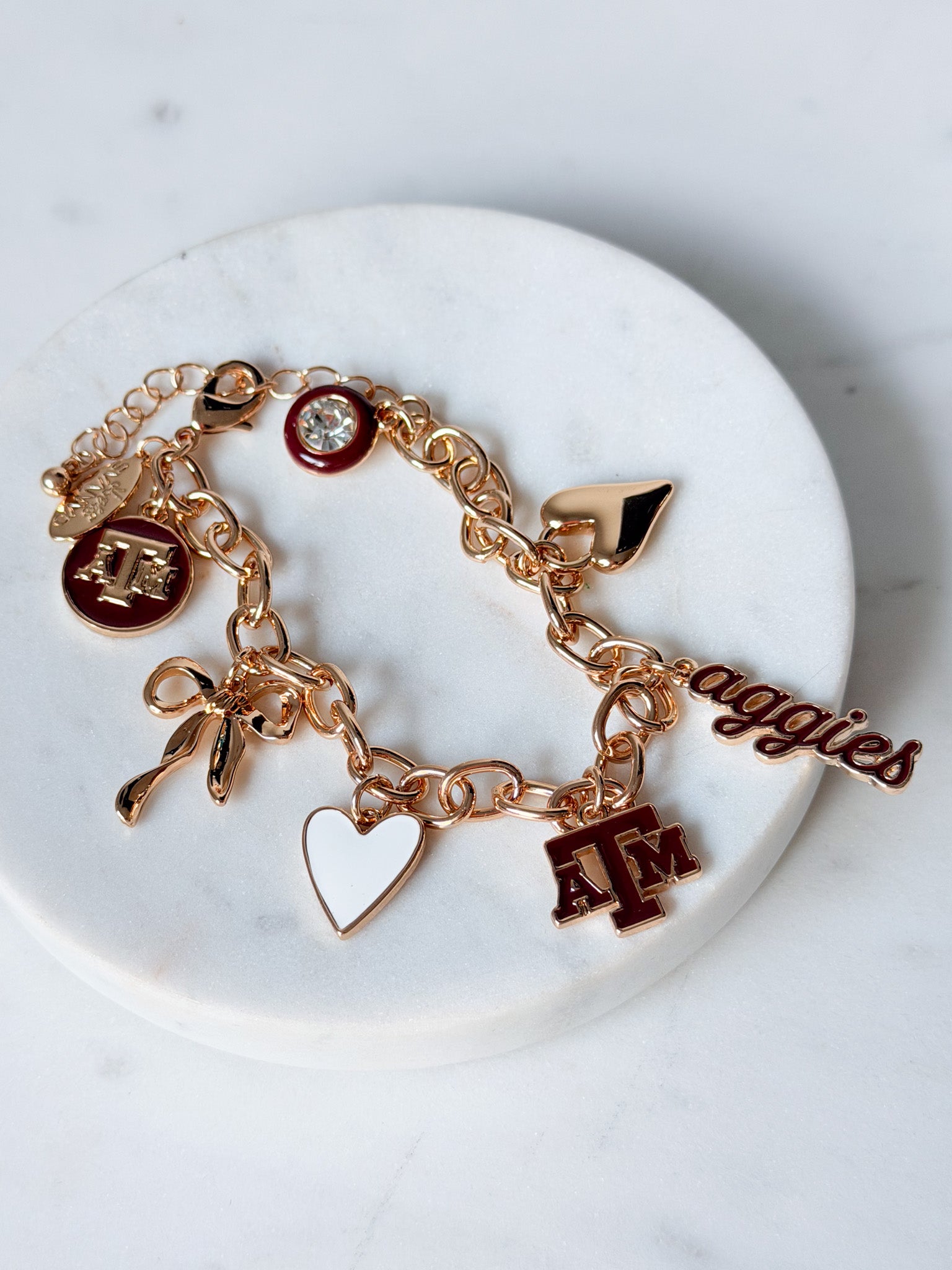 Aggie Charm Bracelet