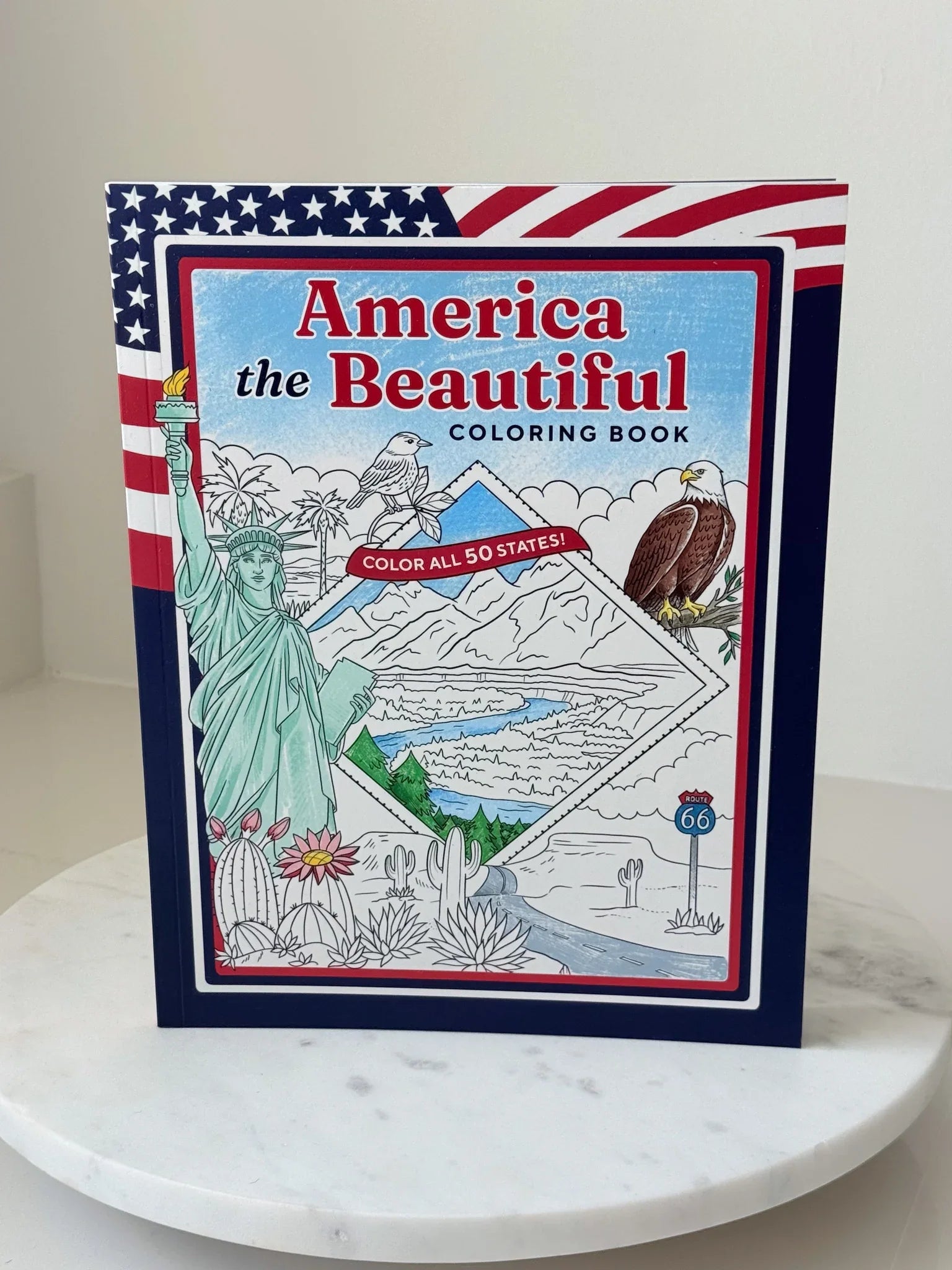 America the Beautiful Coloring Book