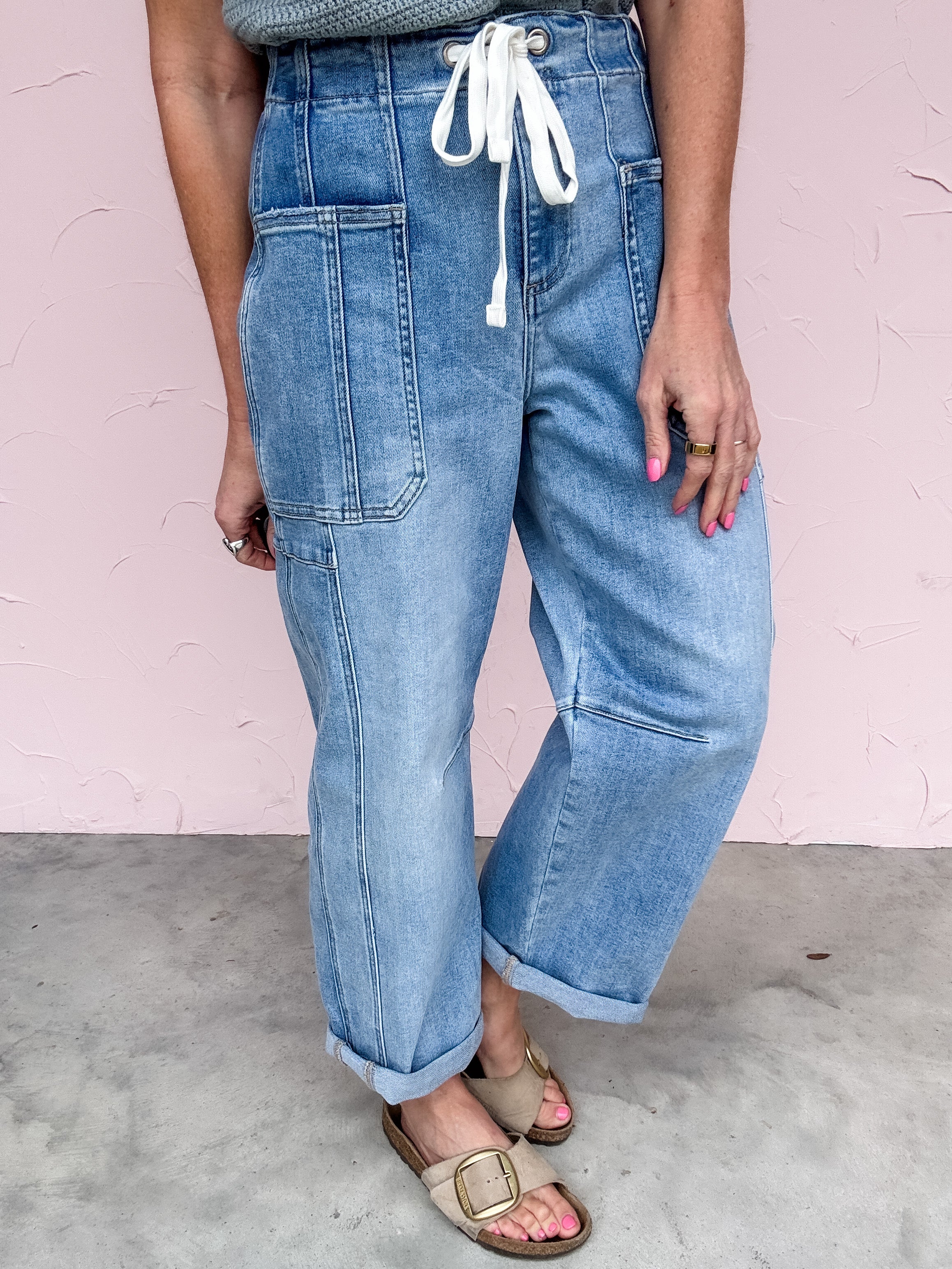 Parallel Lines Barrel Jeans