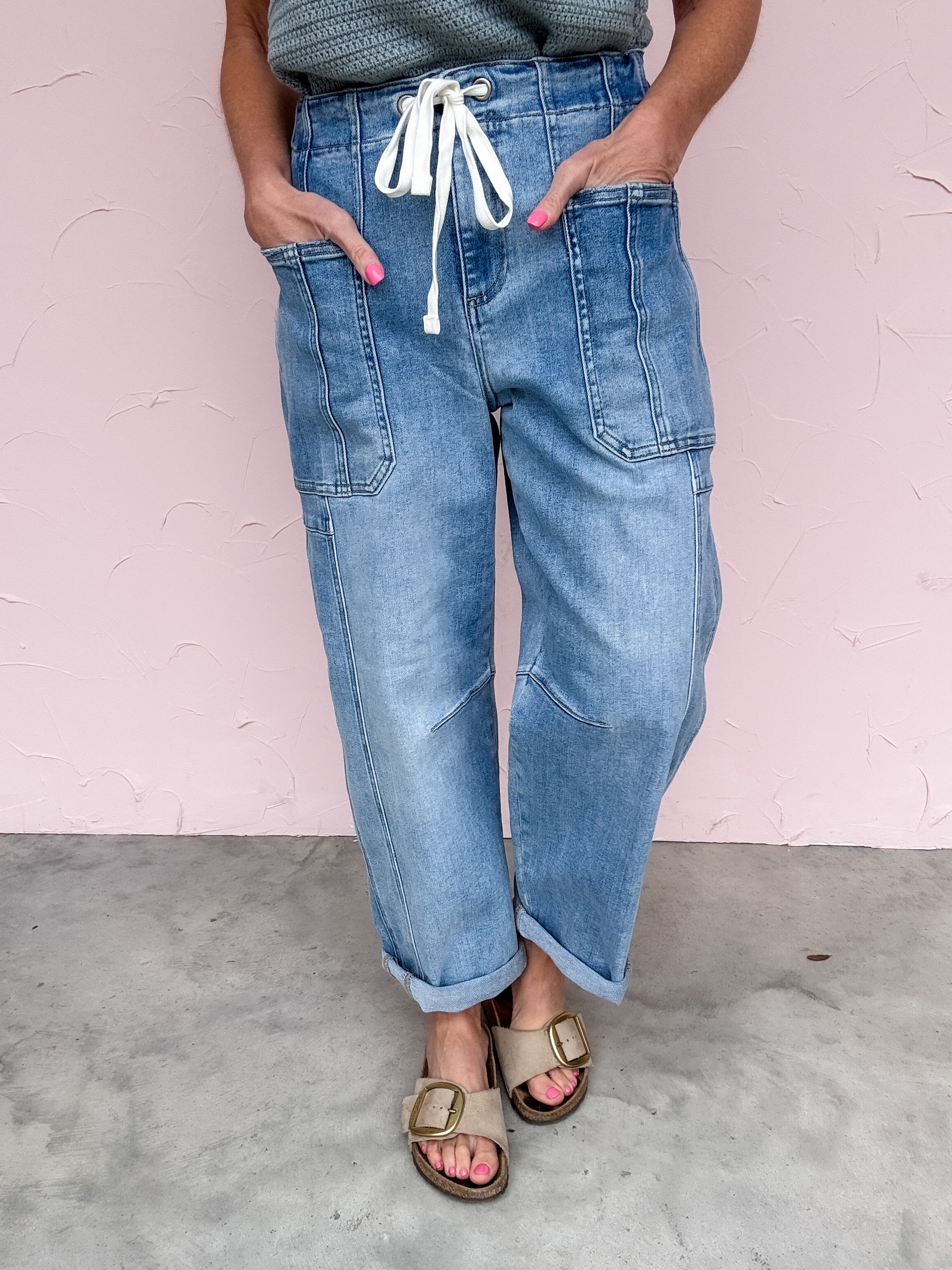 Parallel Lines Barrel Jeans