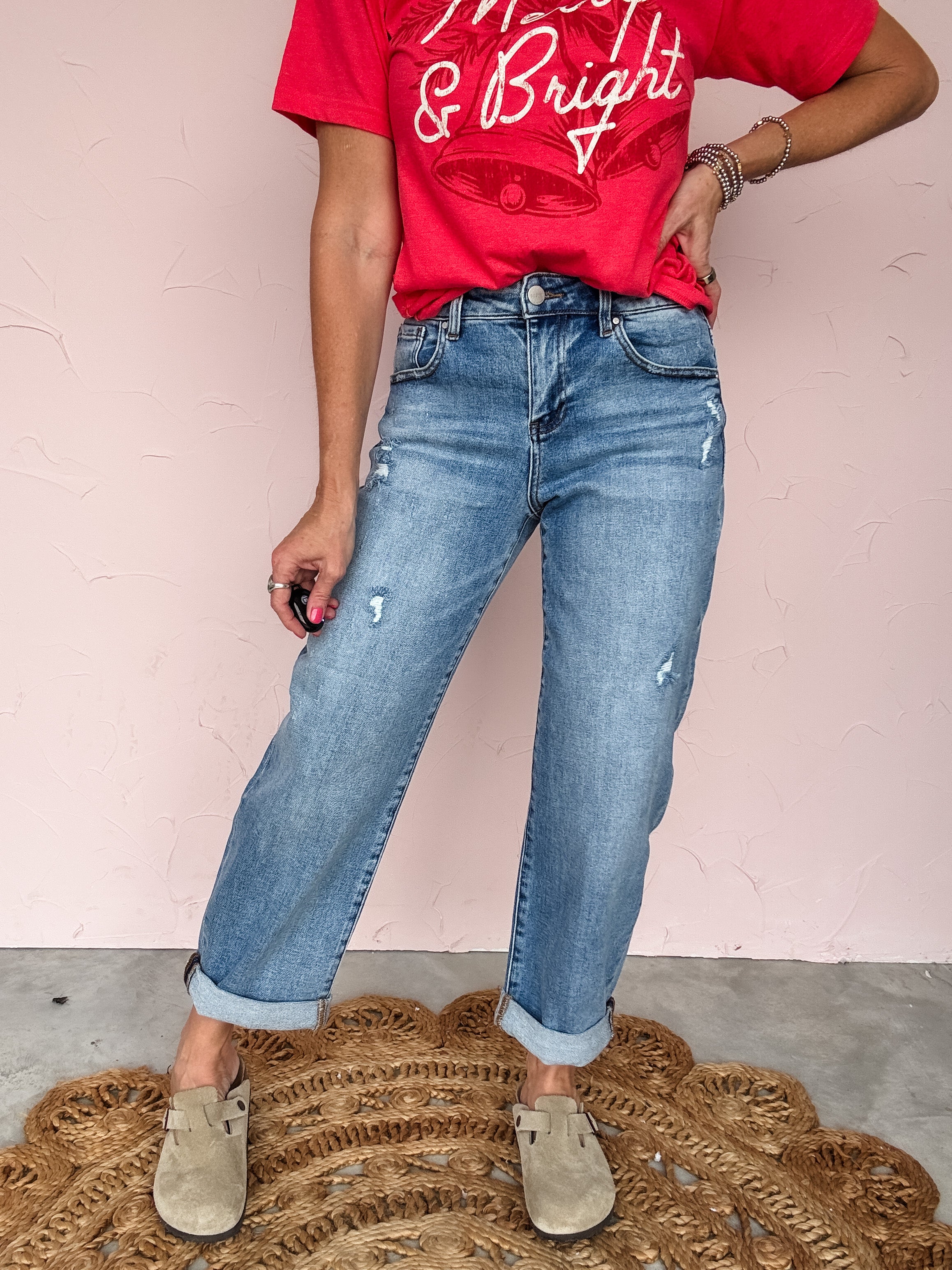 Easy Motion Barrel Jeans