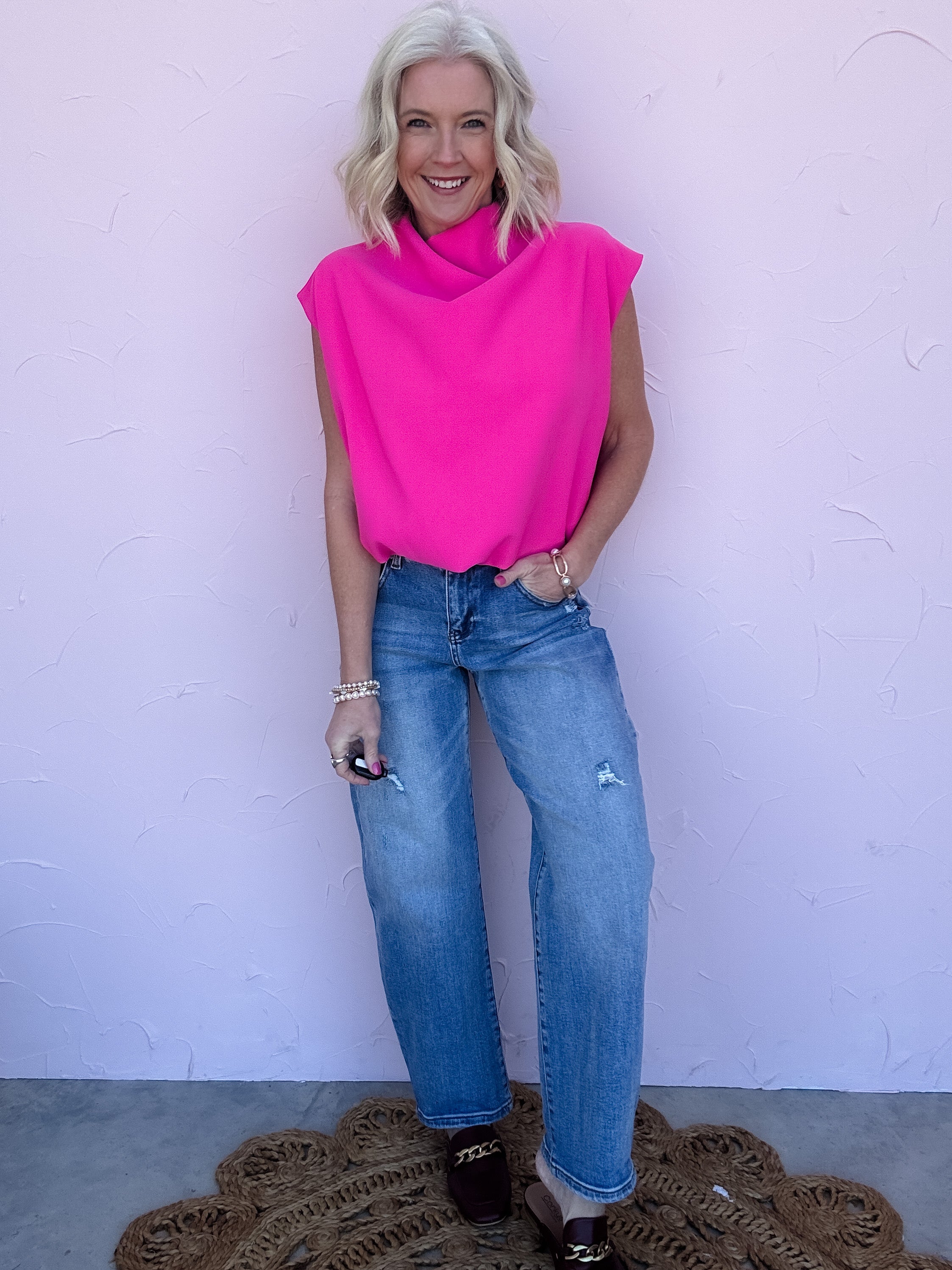 Easy Motion Barrel Jeans