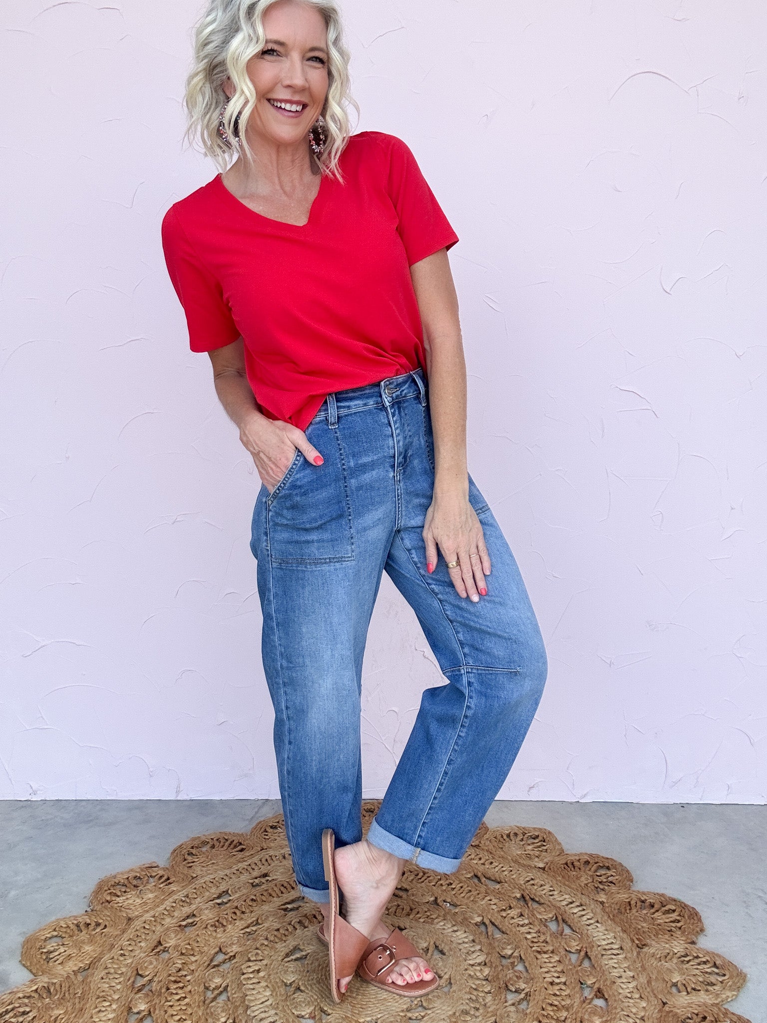 Smitten Cherry Basic Tee