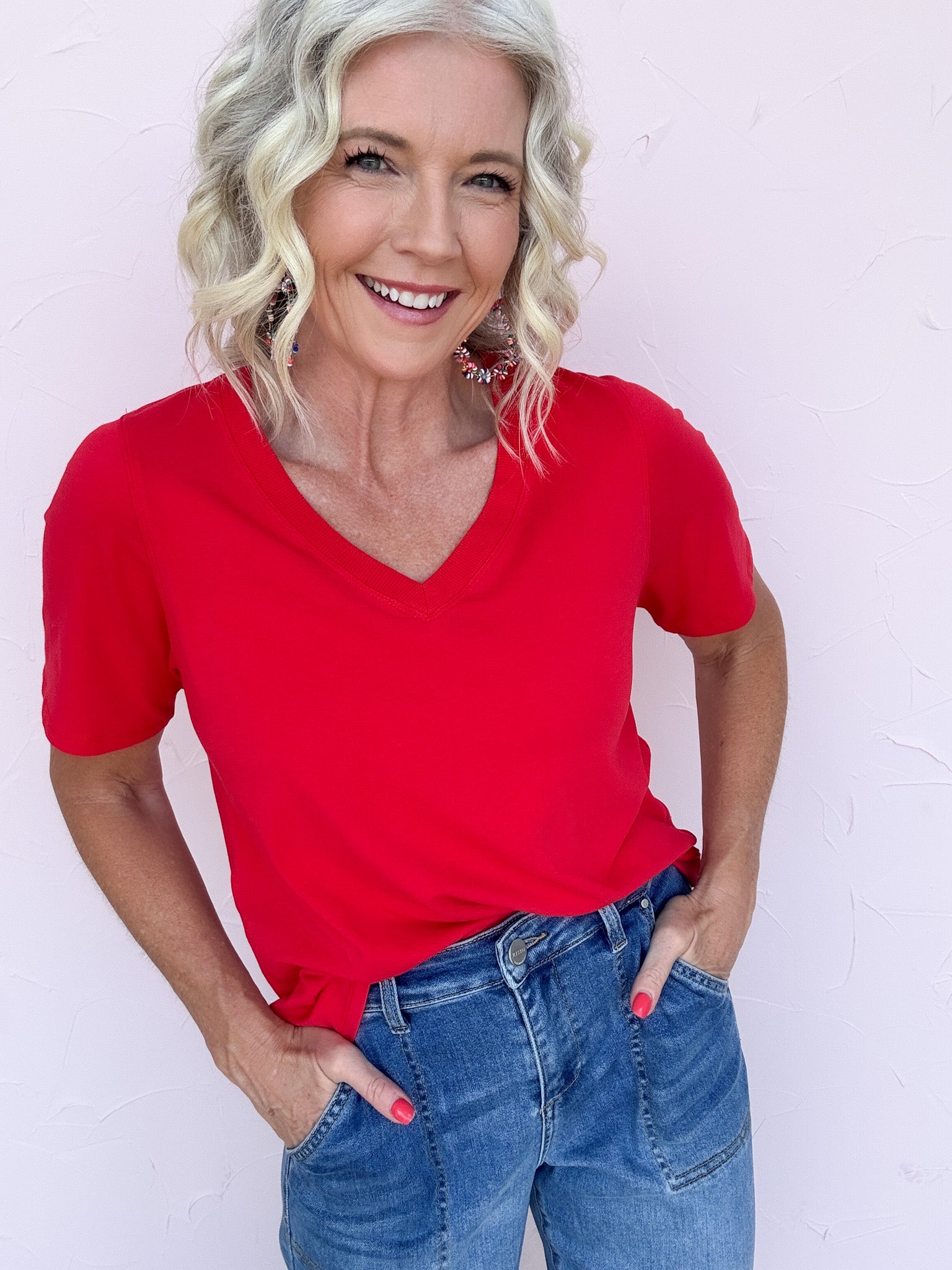 Smitten Cherry Basic Tee