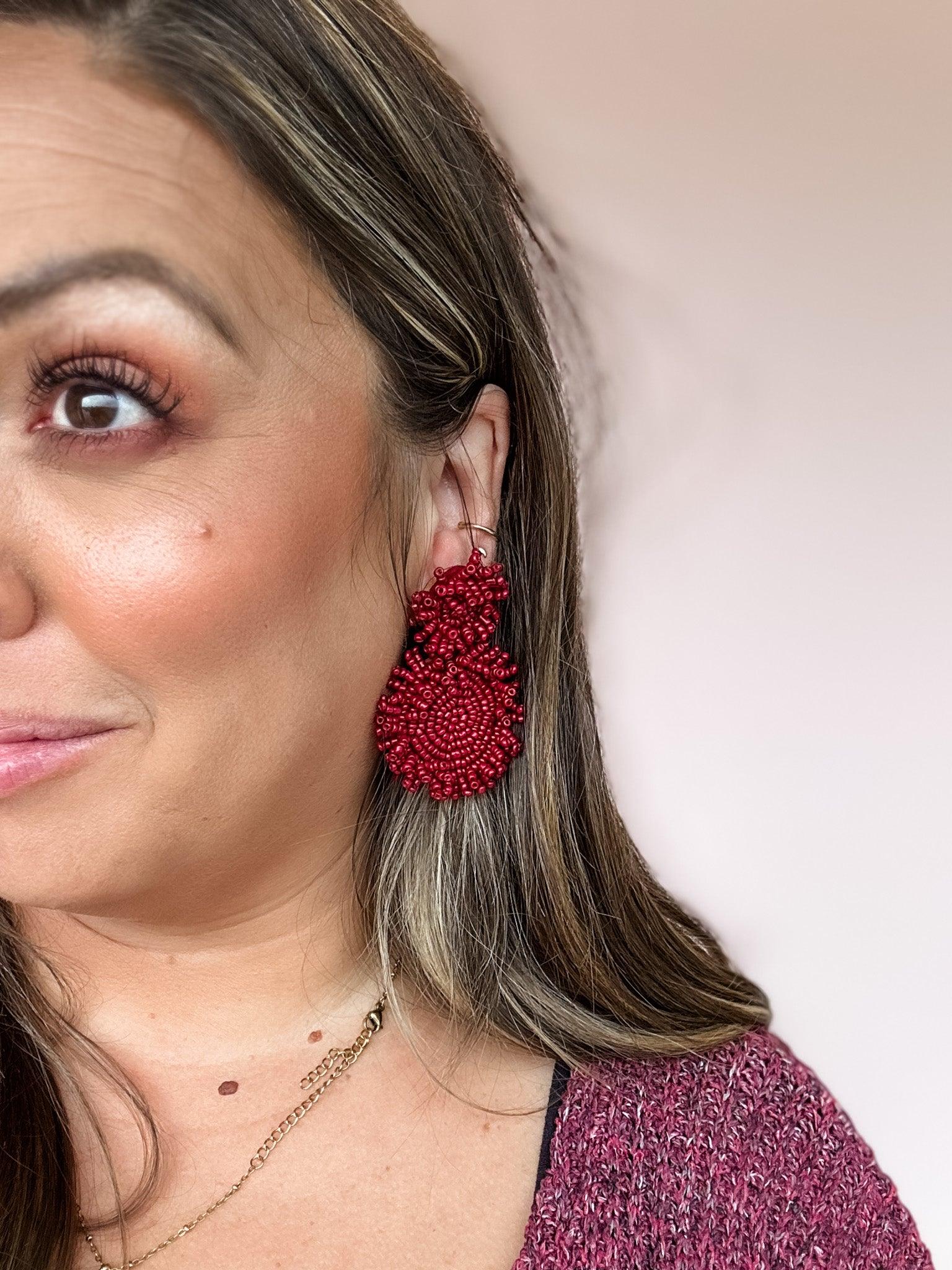 Ember Beaded Earrings