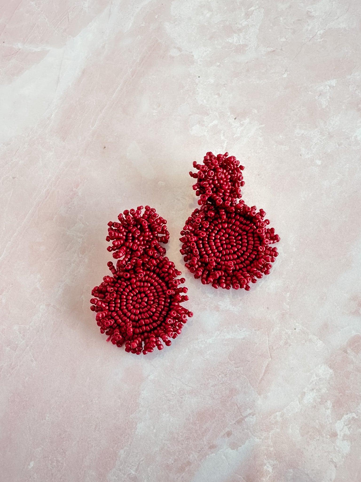 Ember Beaded Earrings