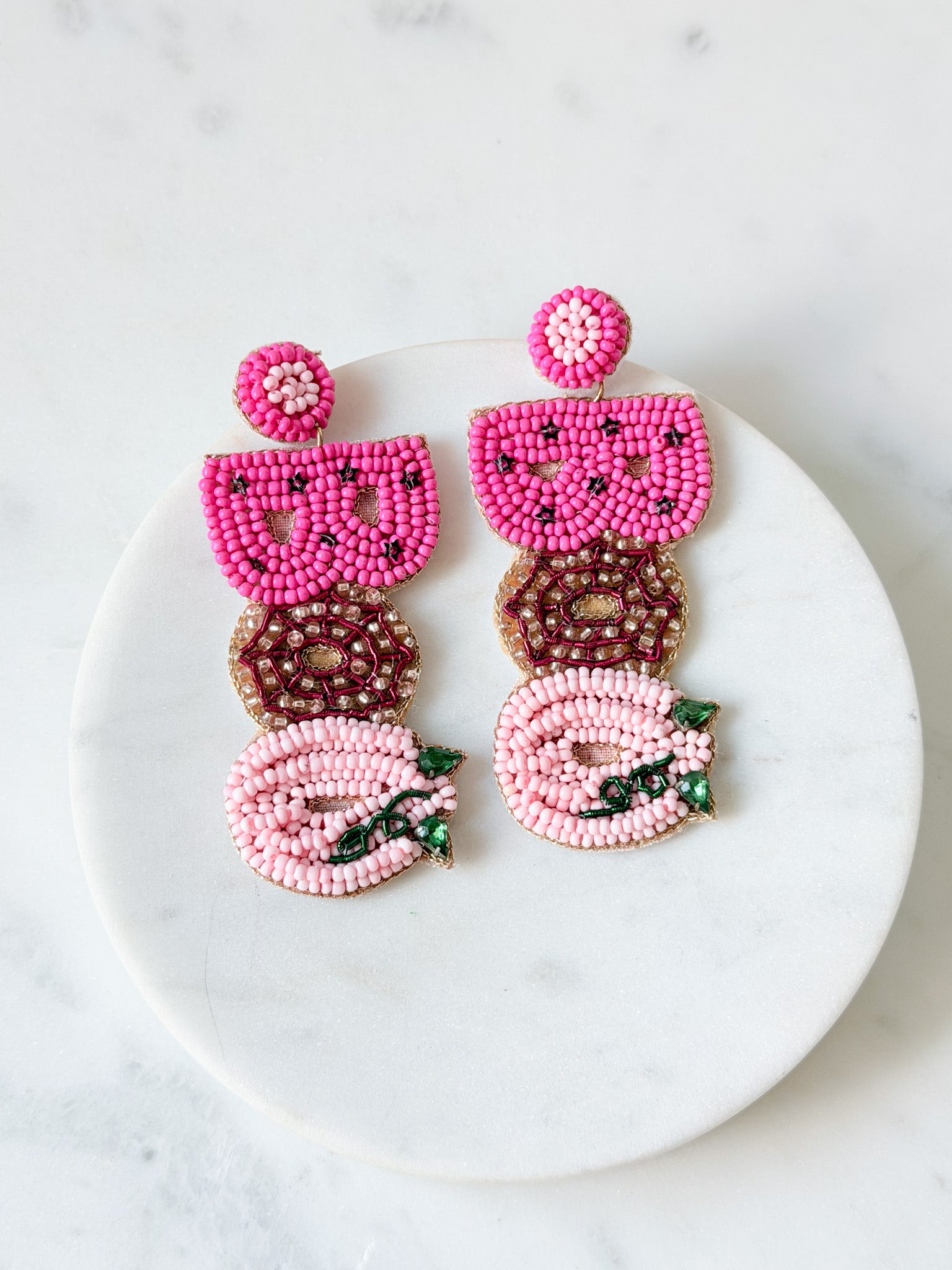 Boo Bead Earrings