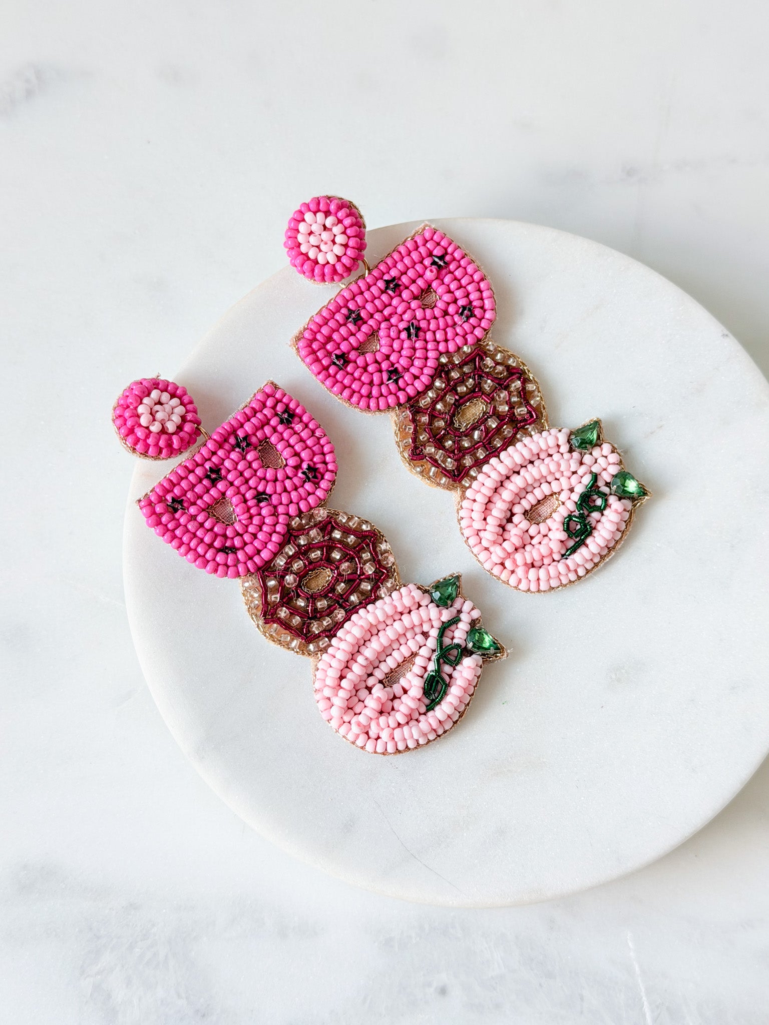 Boo Bead Earrings