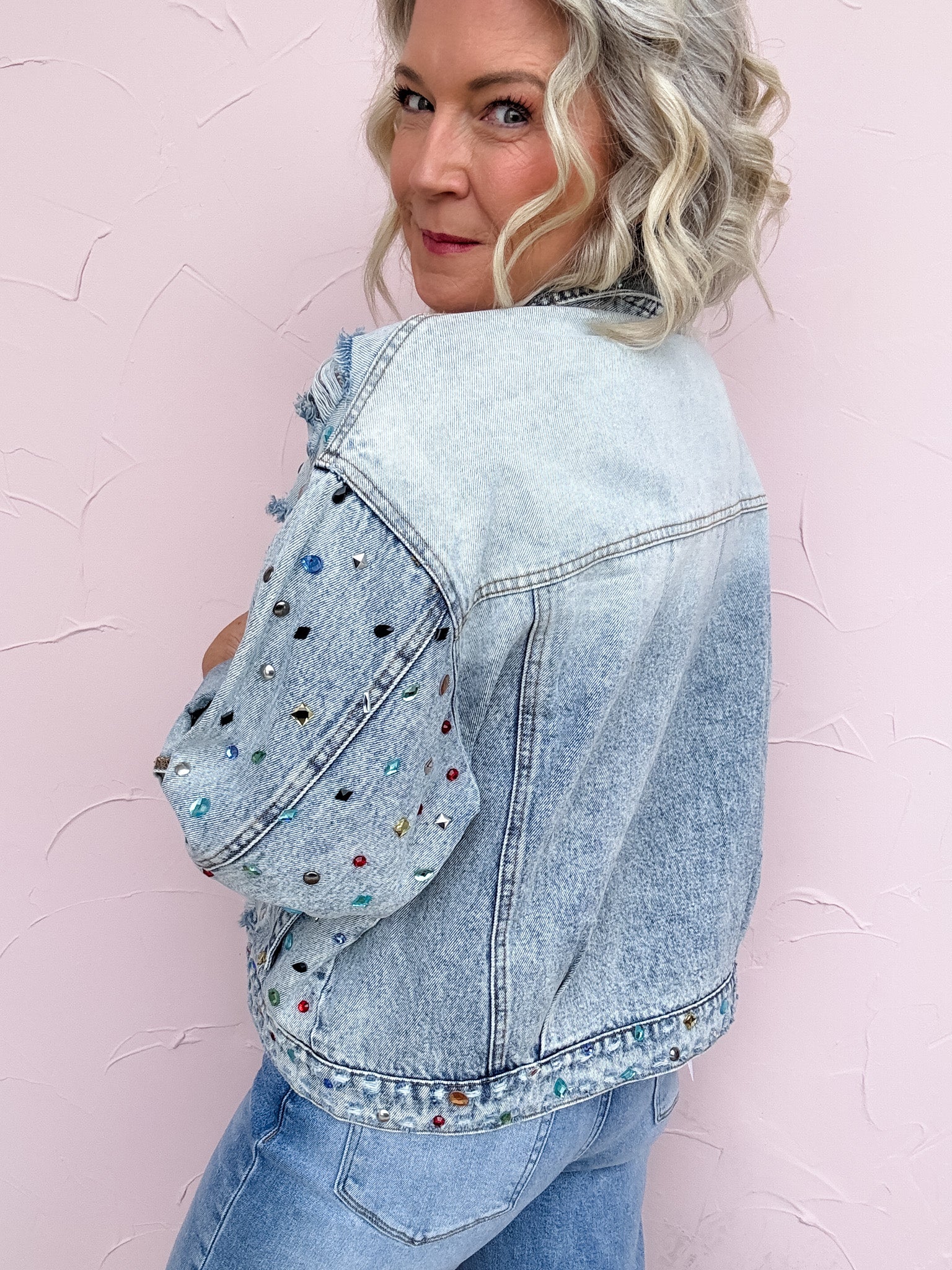 Dazzle Me Denim Jacket