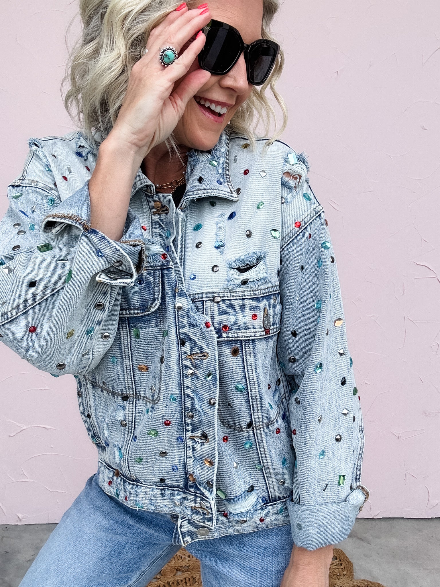 Dazzle Me Denim Jacket