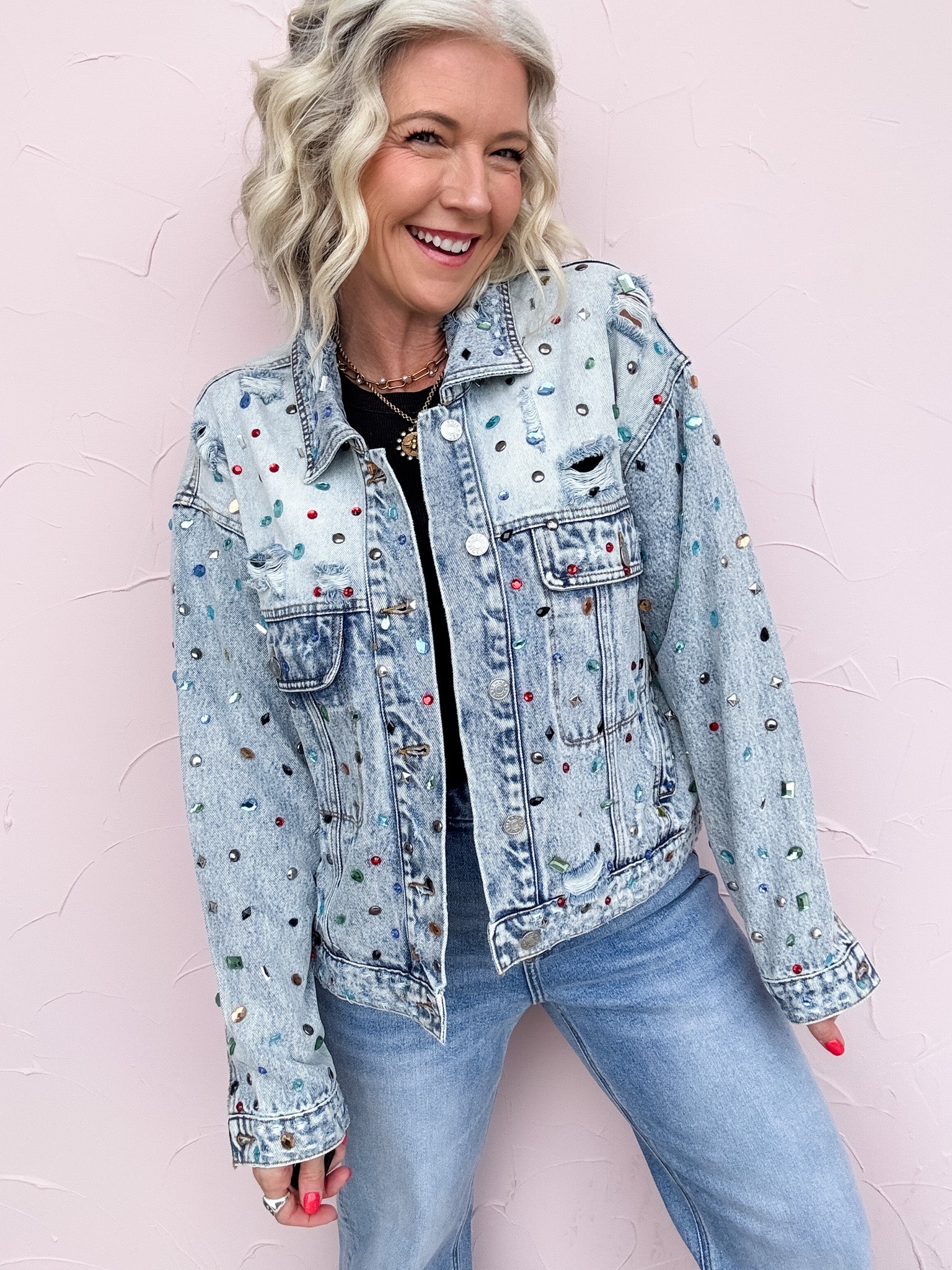Dazzle Me Denim Jacket