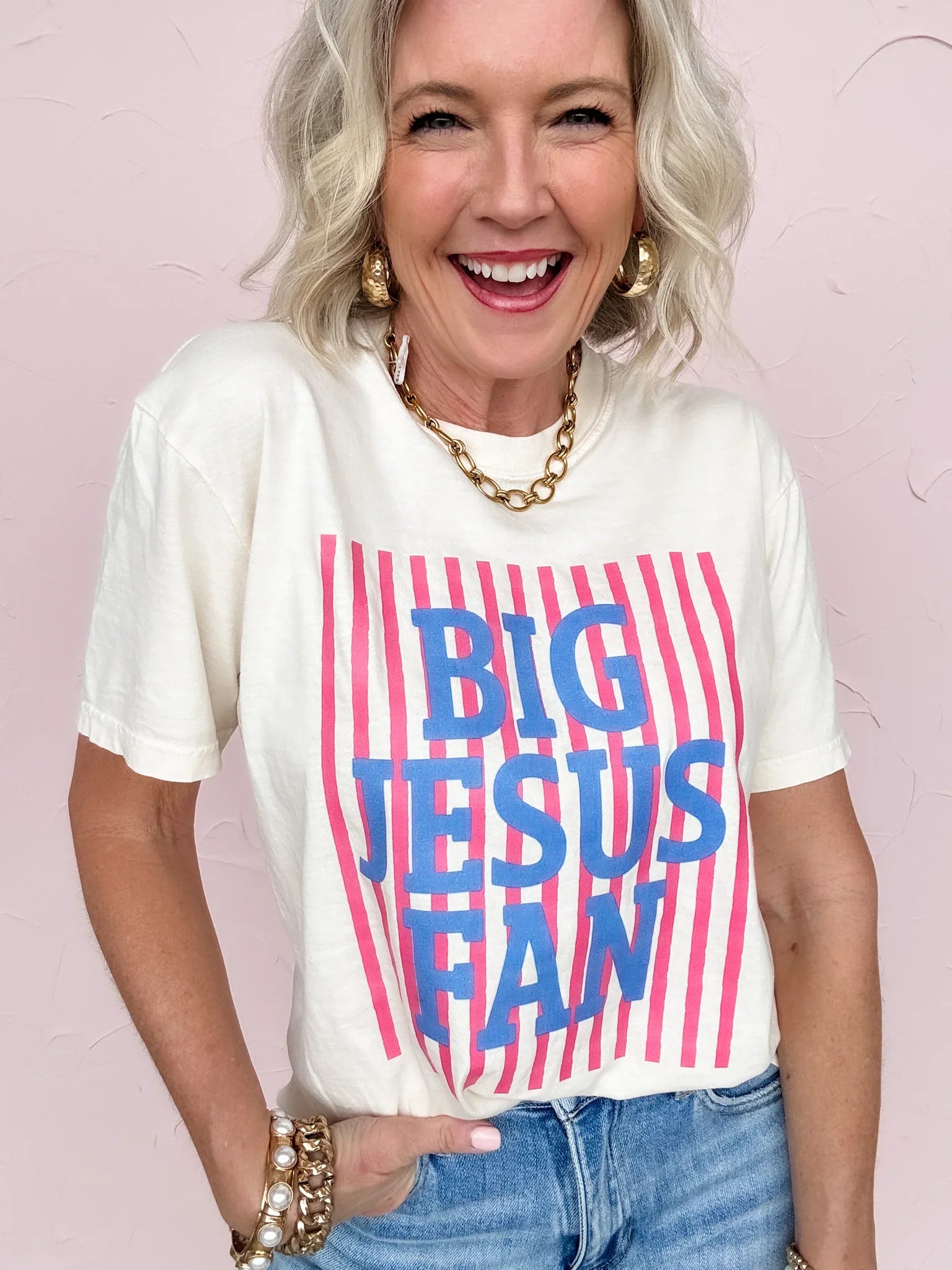 Big Jesus Fan Tee