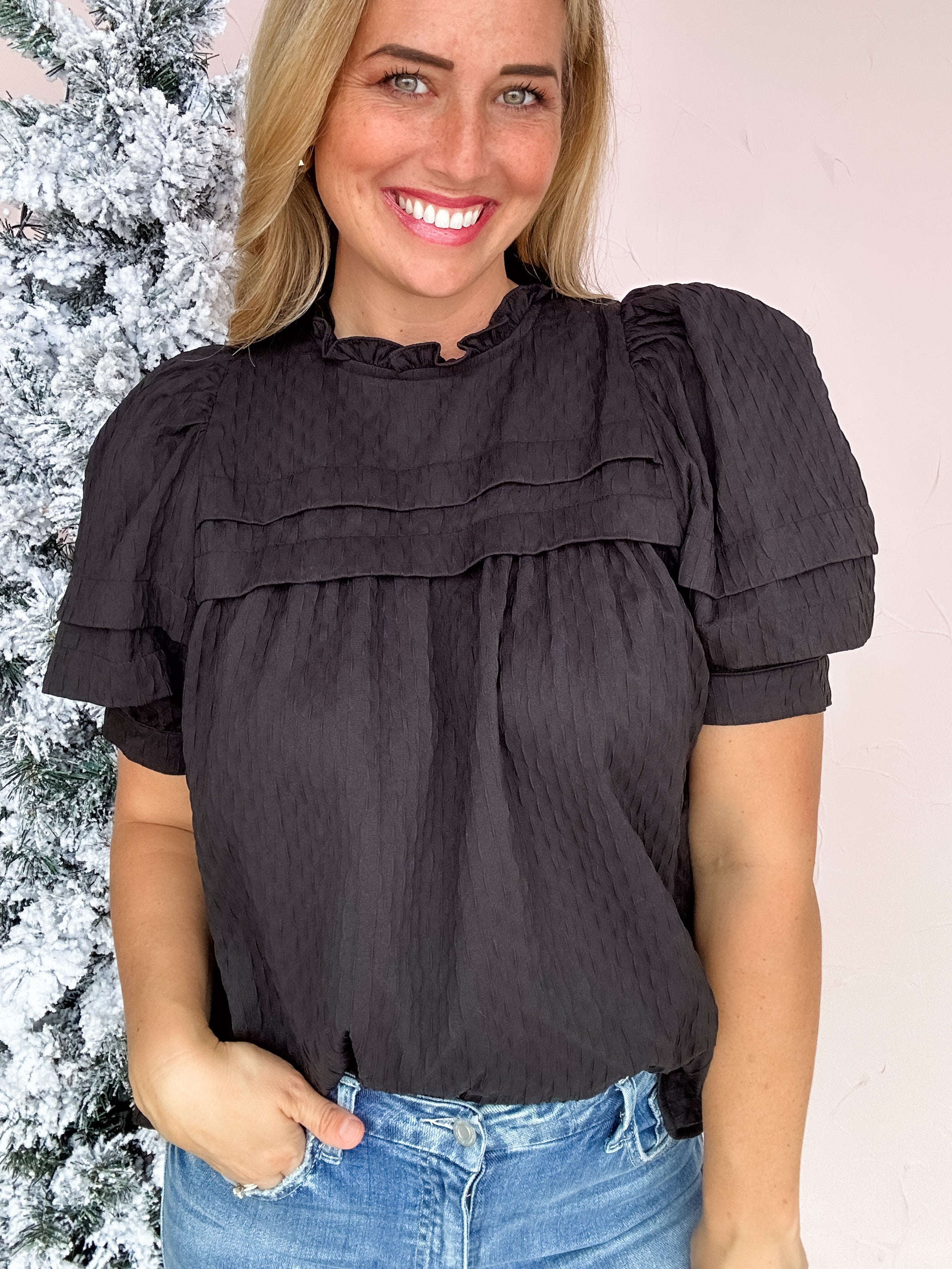 Onyx Allure Top