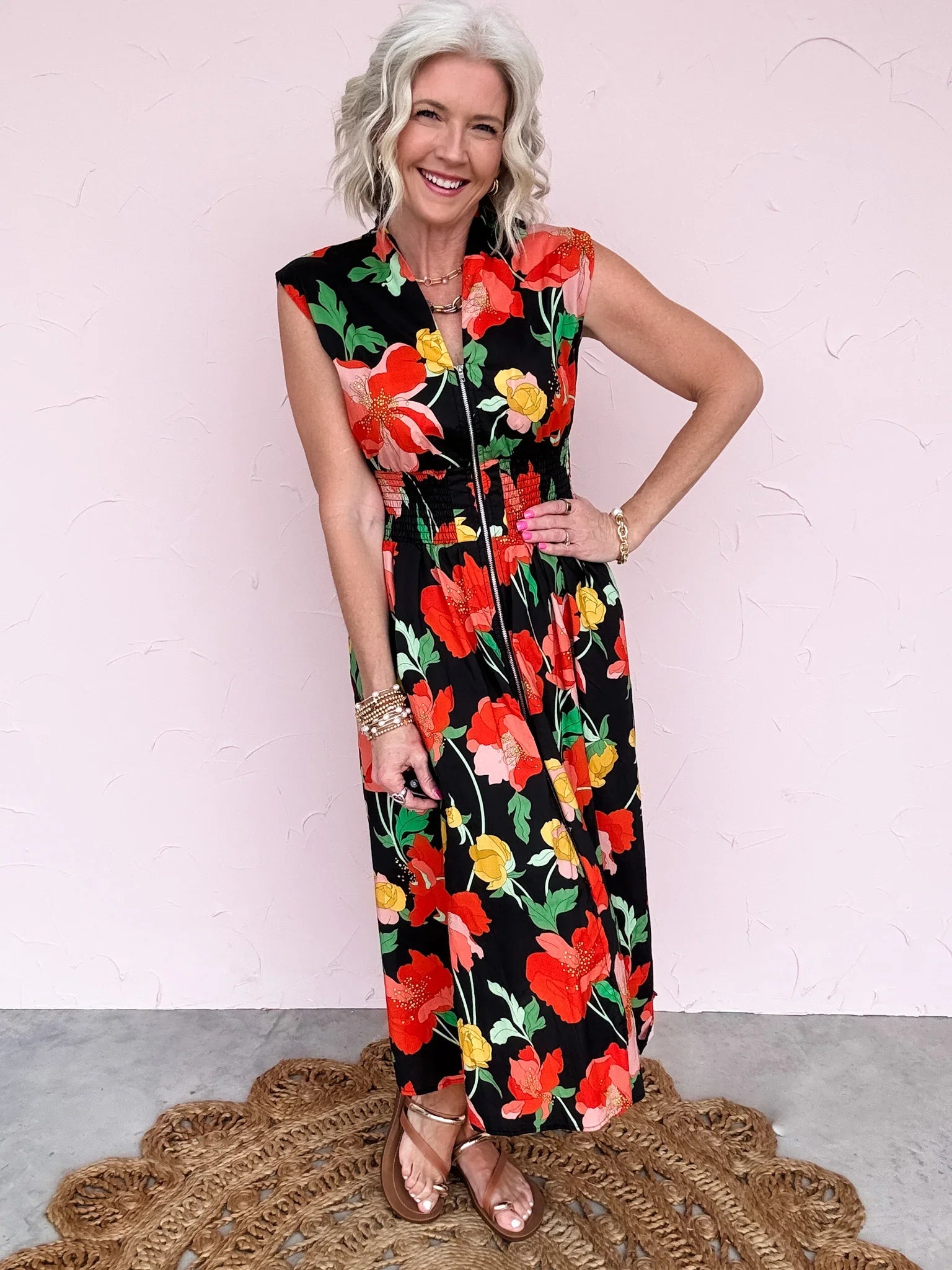 Midnight in Bloom Dress - 30% Off