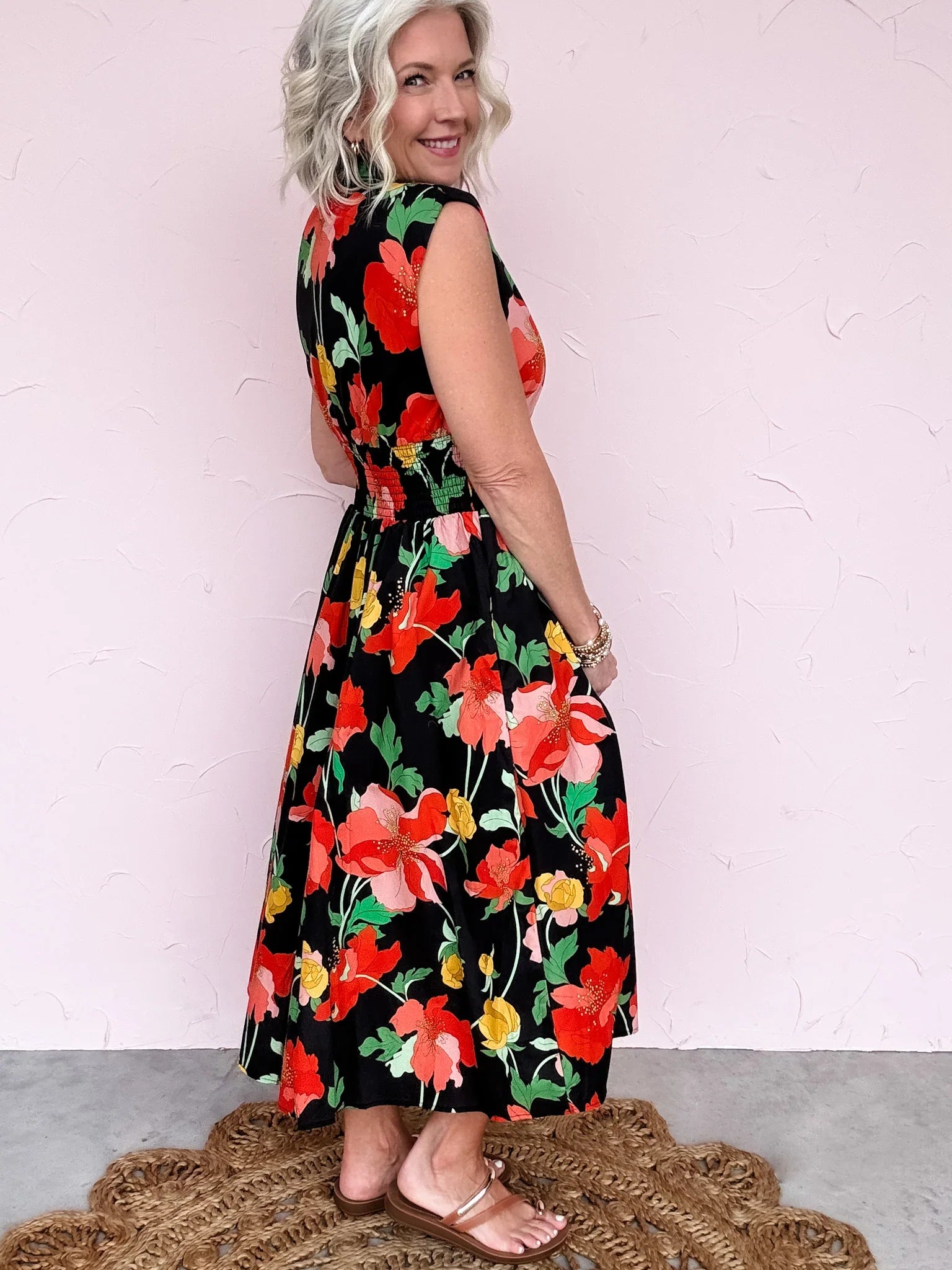 Midnight in Bloom Dress - 30% Off