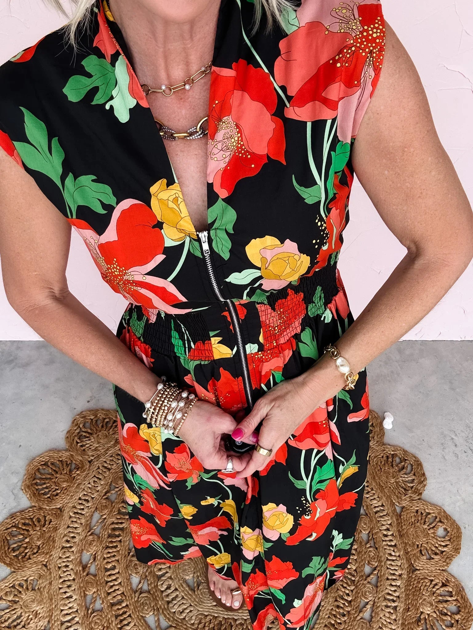 Midnight in Bloom Dress - 30% Off