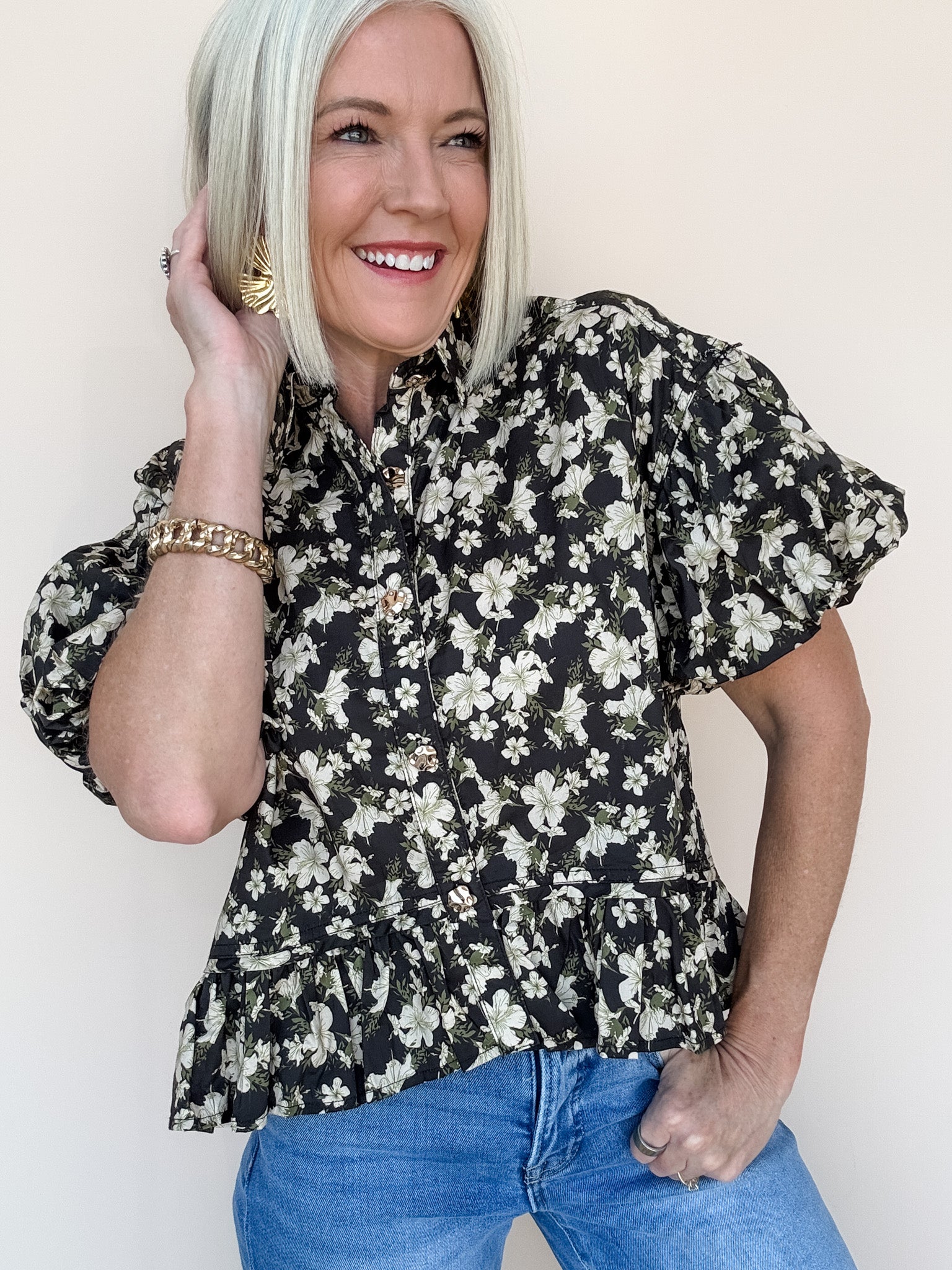 Gilded Garden Top
