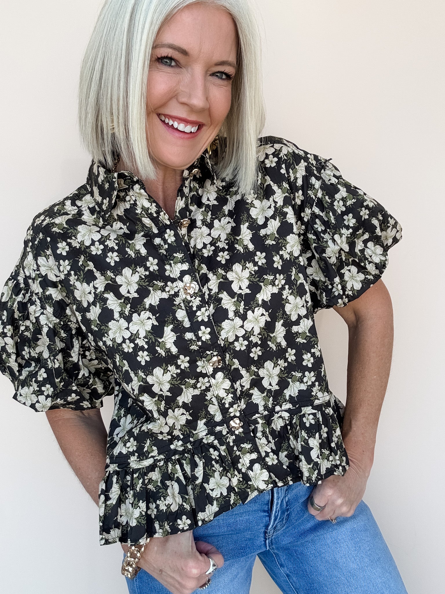 Gilded Garden Top