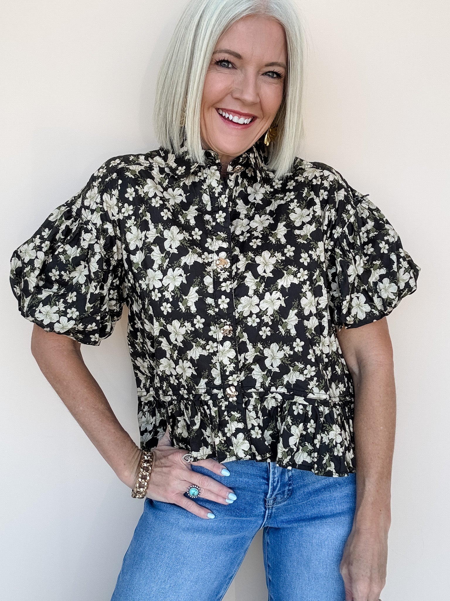 Gilded Garden Top
