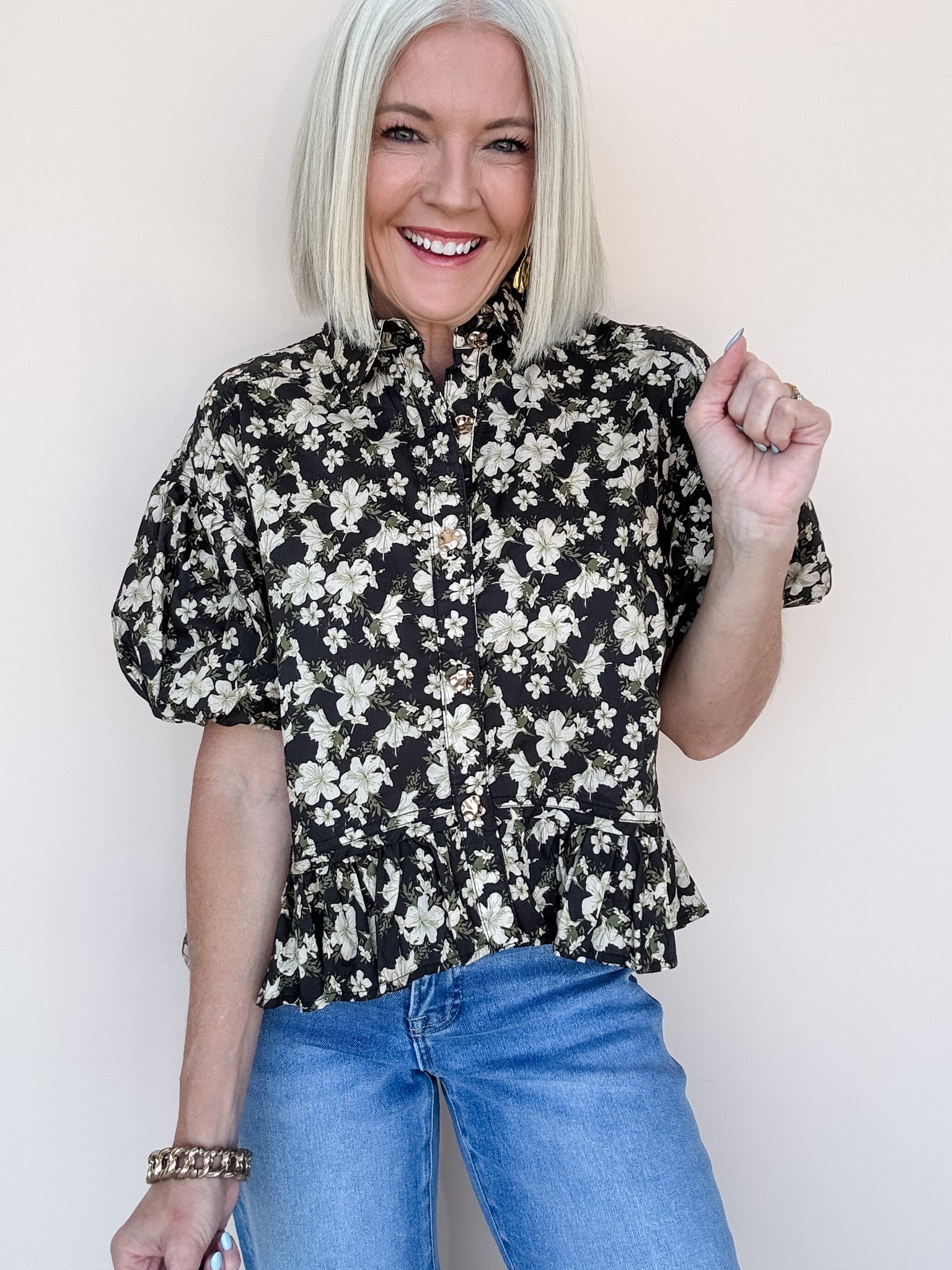 Gilded Garden Top