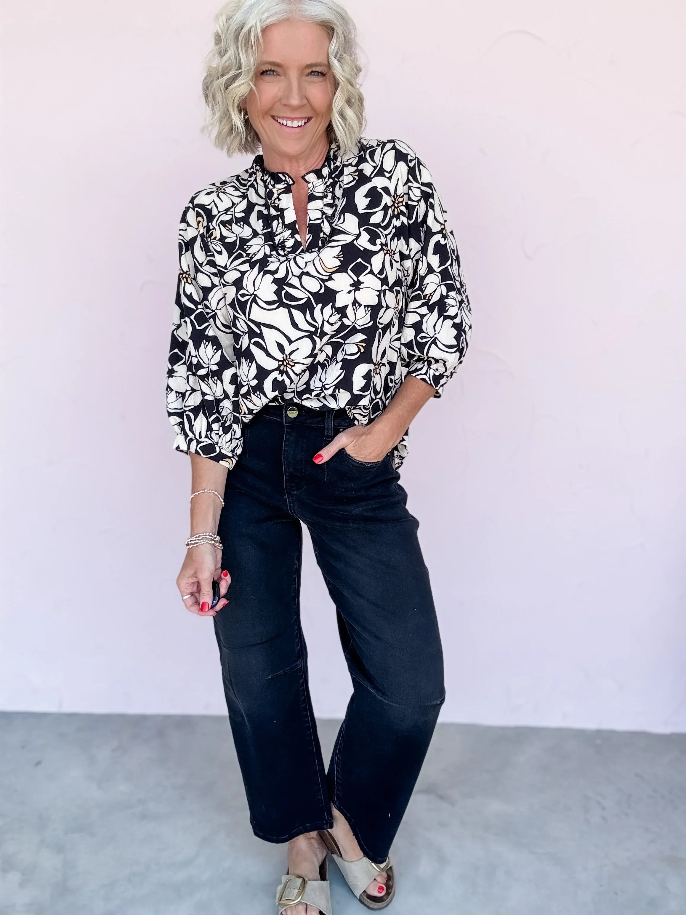 Ink & Ivory Top - FINAL SALE