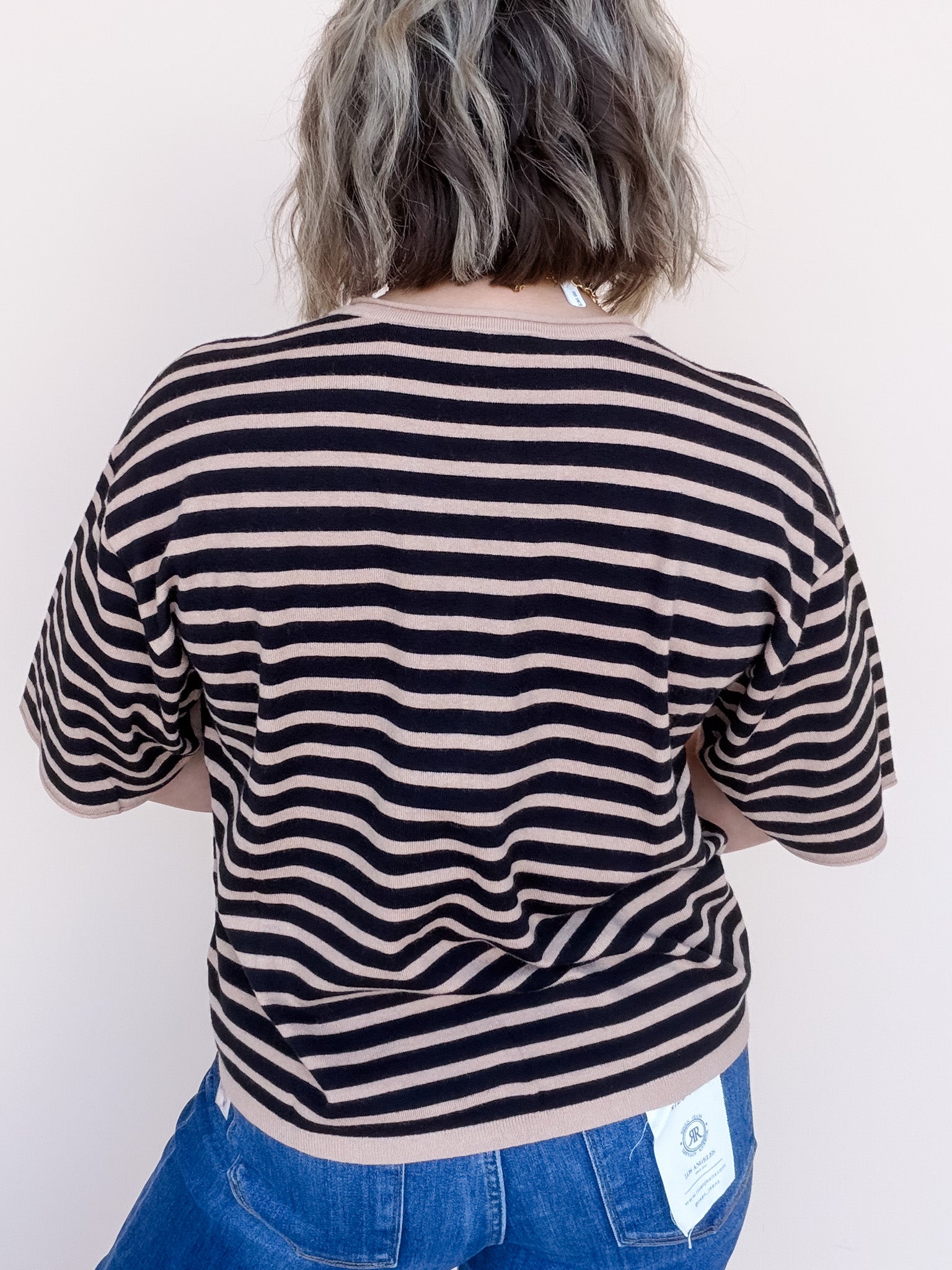 Stripe of Mind Top | Black