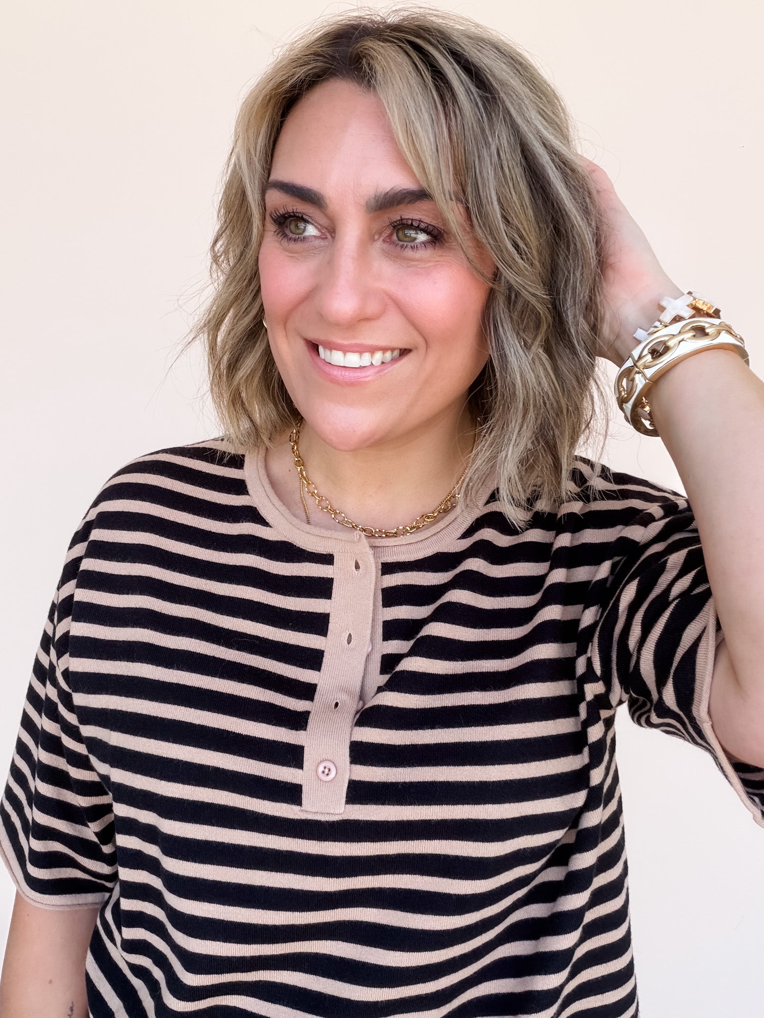 Stripe of Mind Top | Black