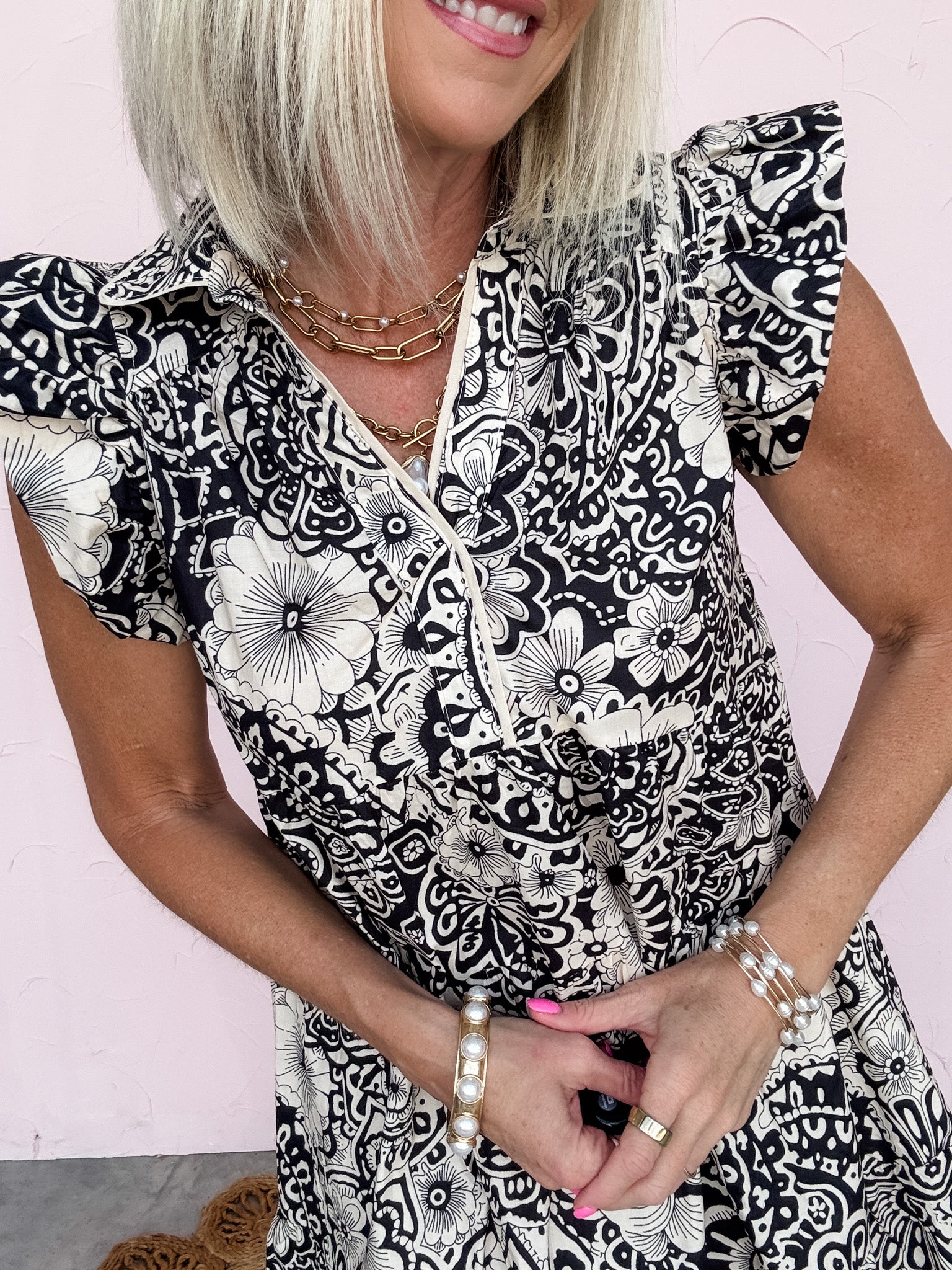Midnight Mosaic Dress