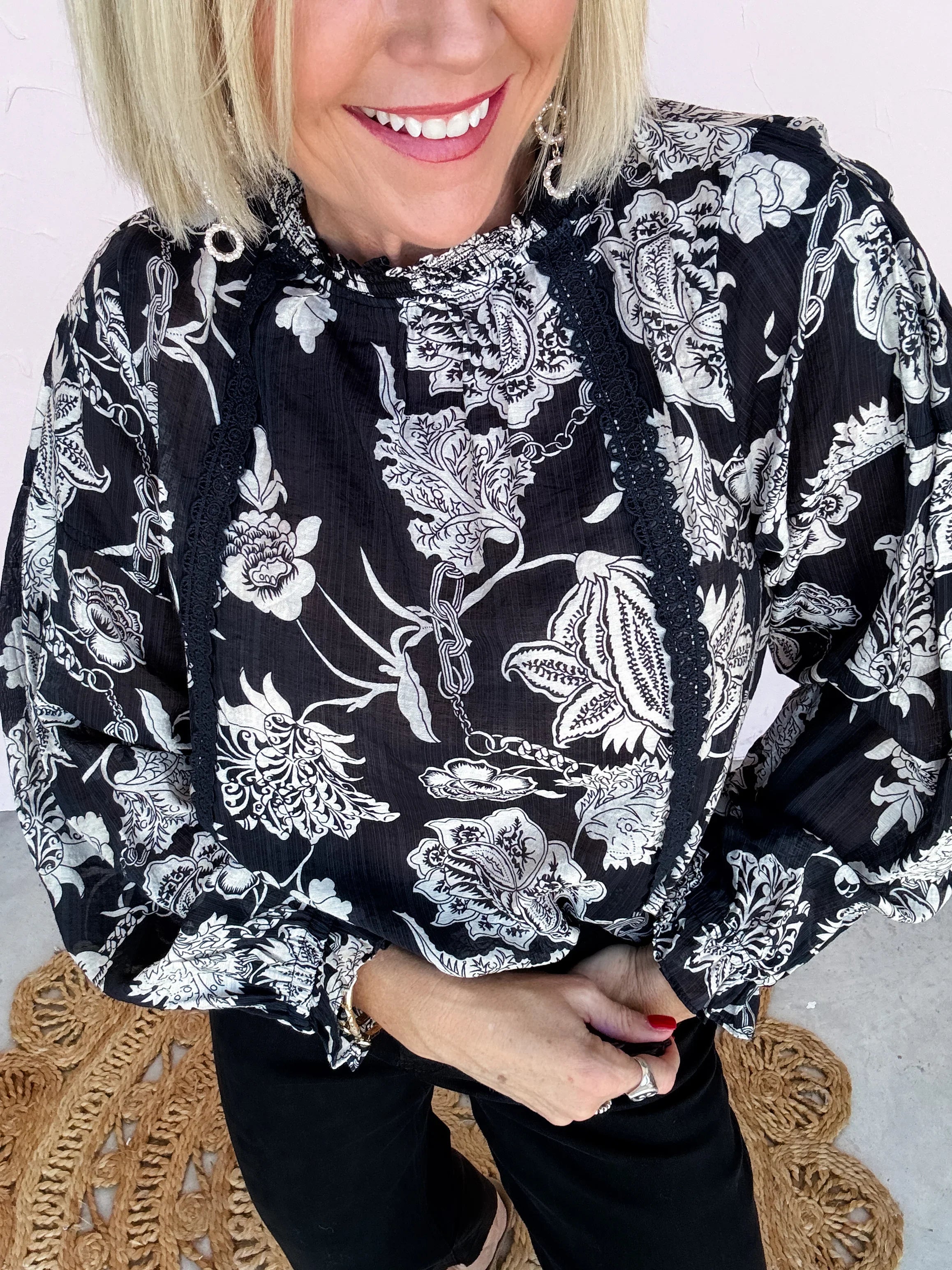 Dark of Night Top- FINAL SALE