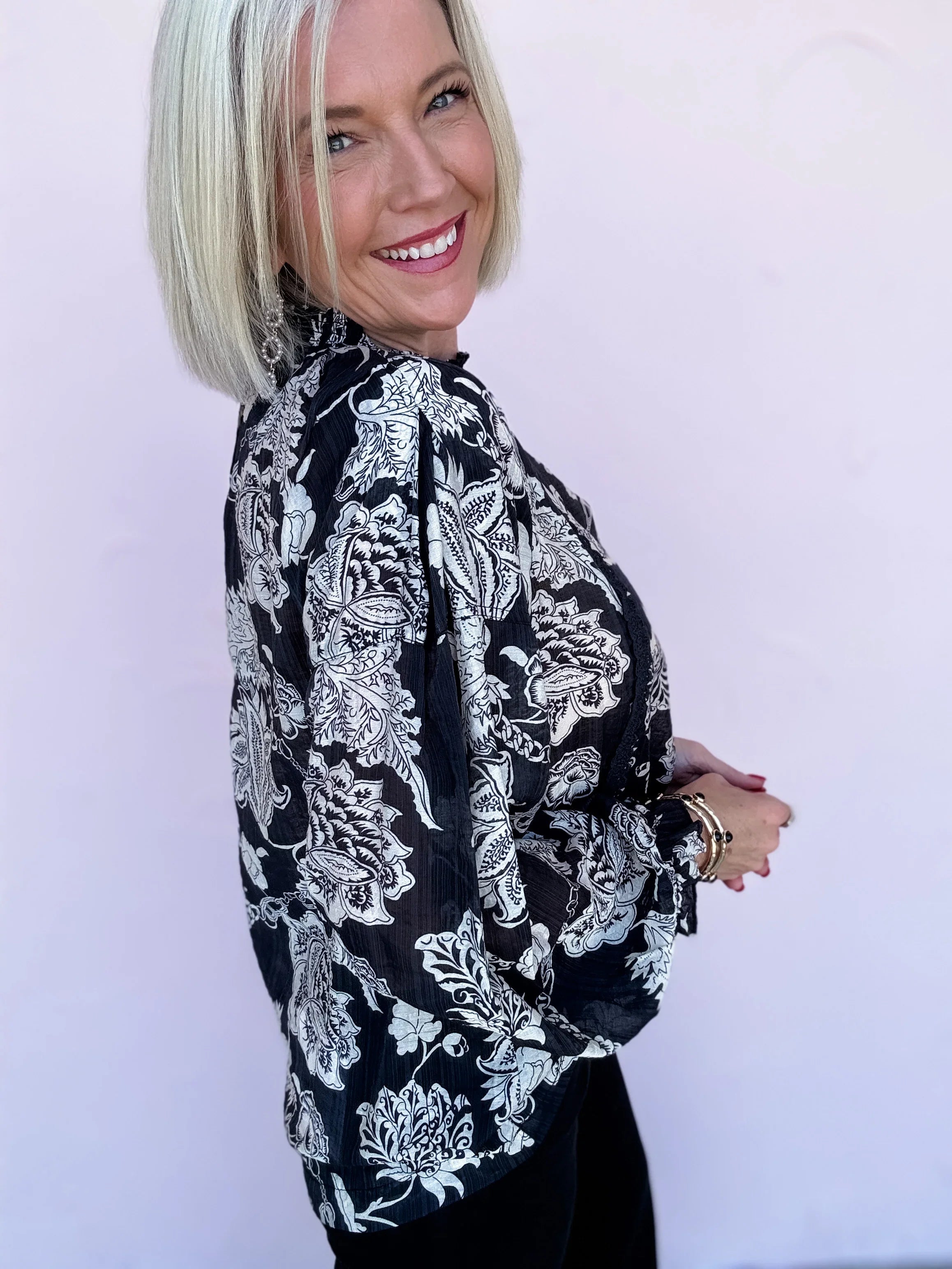 Dark of Night Top- FINAL SALE